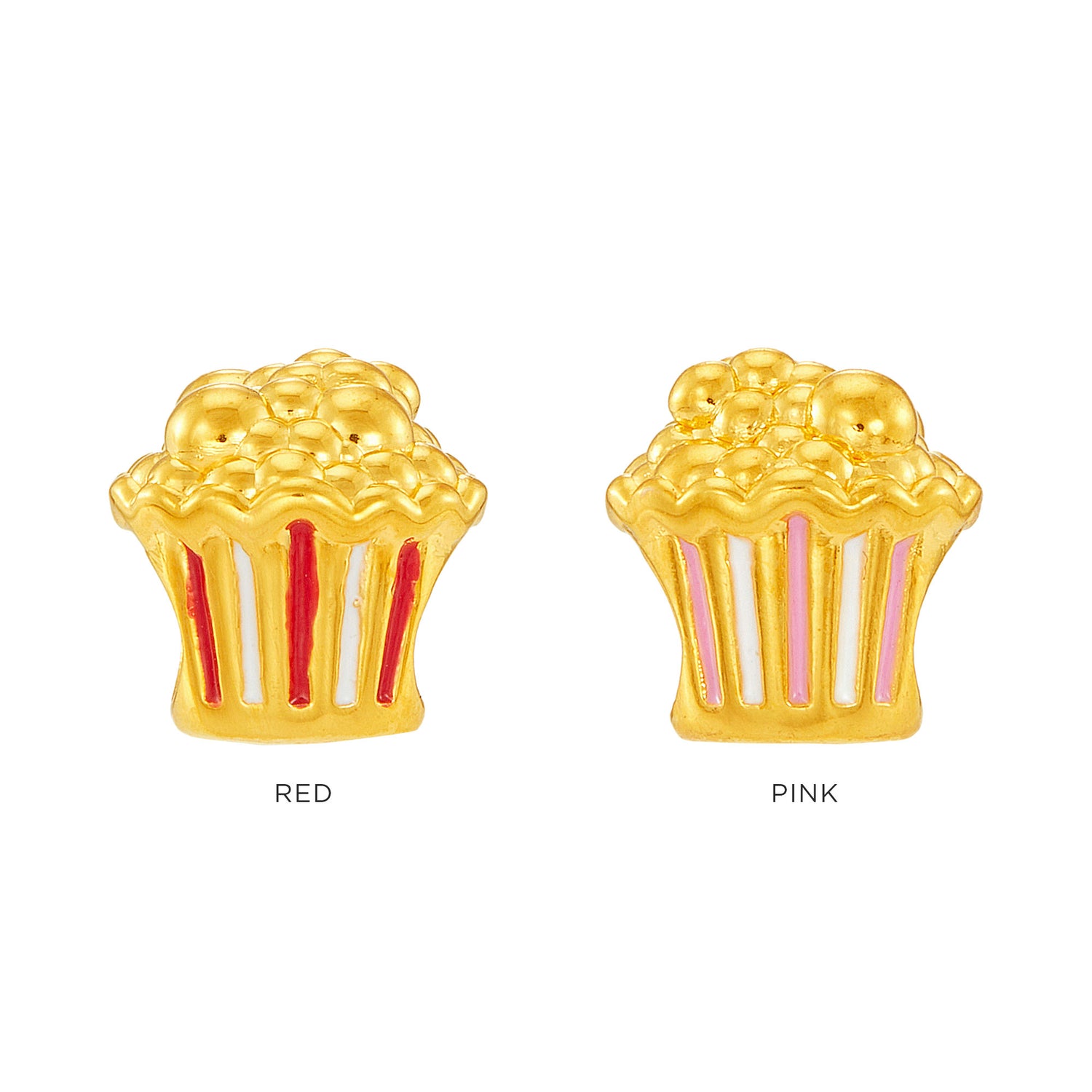 916/22K Yellow Gold Charm (Popcorn) ABIT2540923