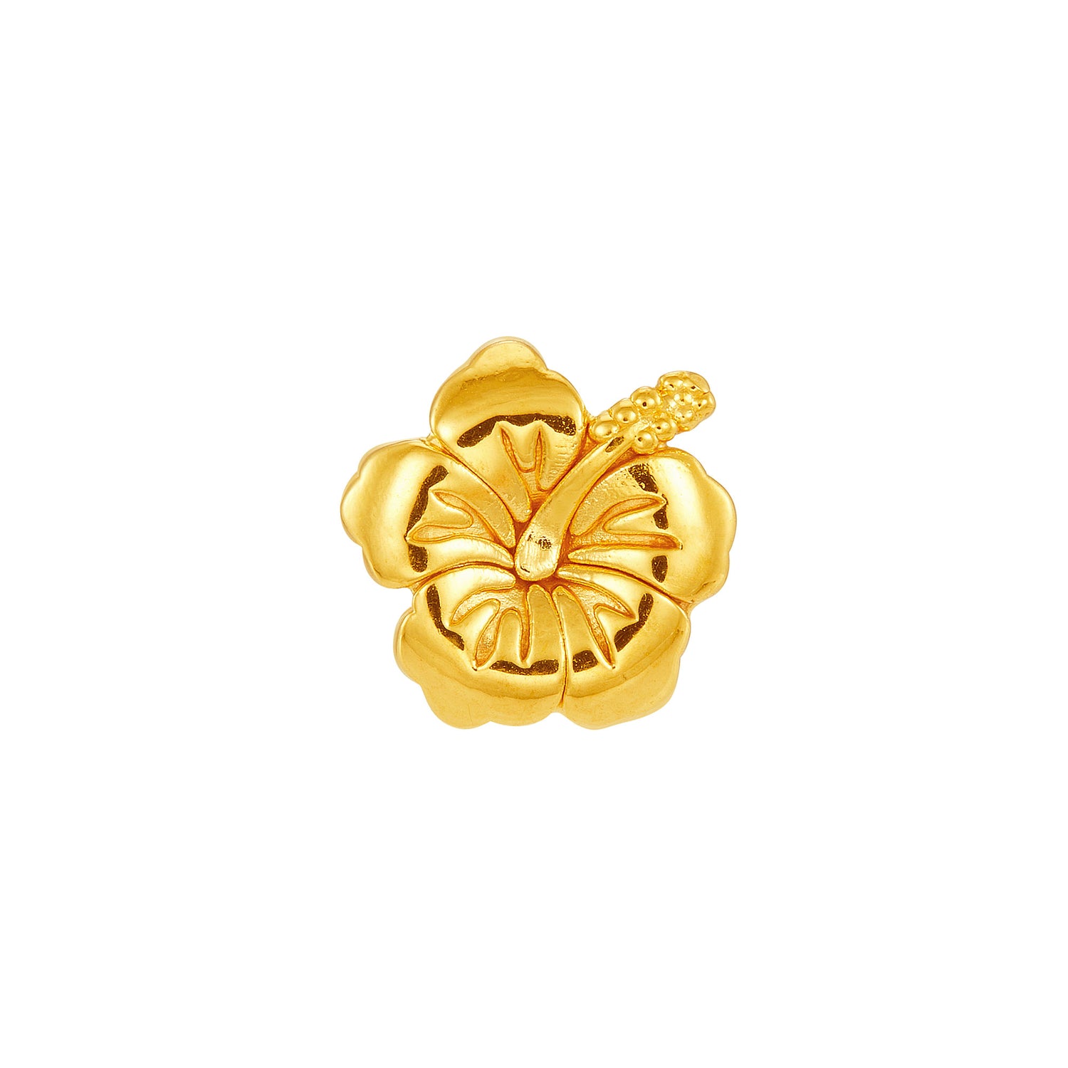 916/22K Yellow Gold Charm (Hibiscus) ABIT1290923