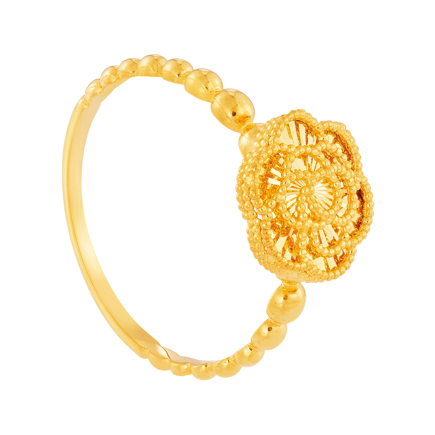 Oro Italia 916 Yellow Gold Ring GR50670723 (22K Gold)