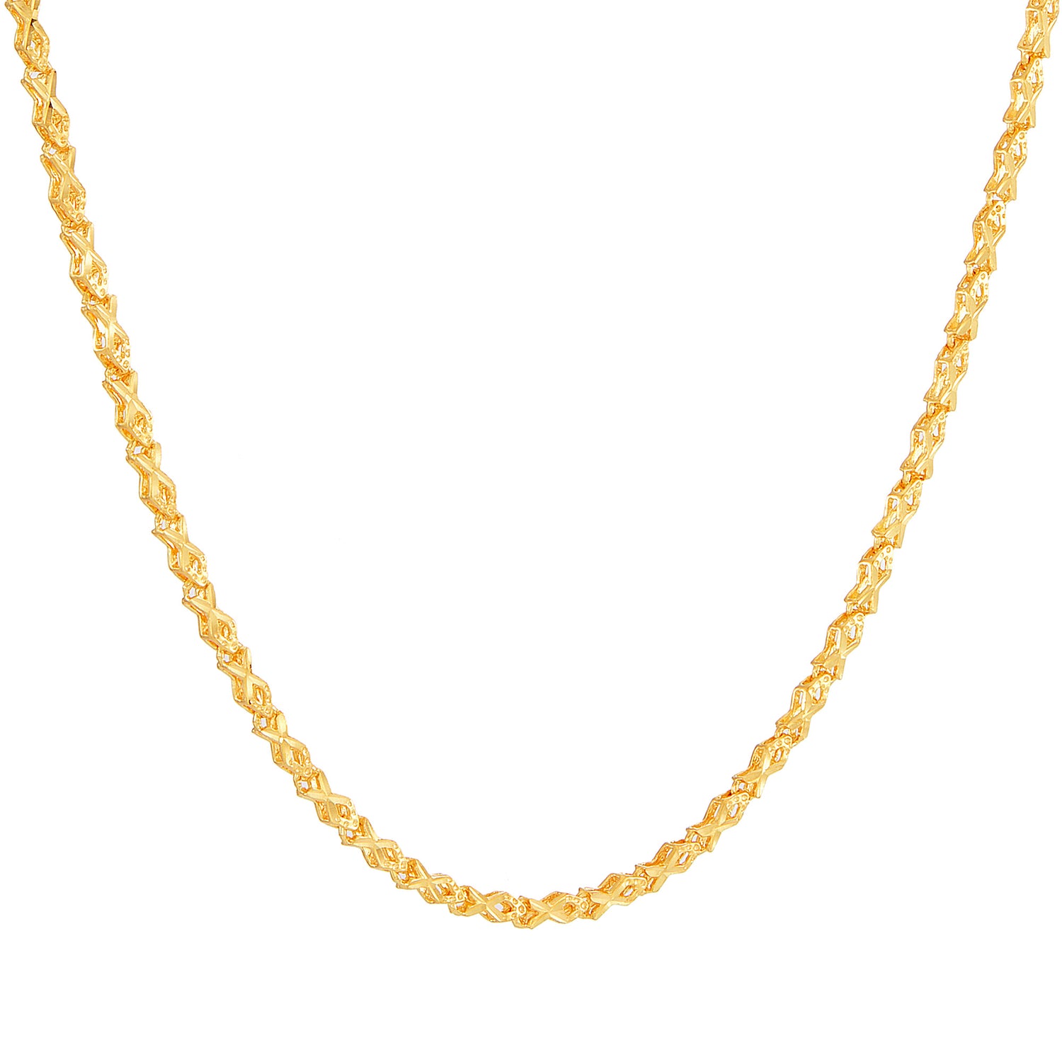 916/22K Yellow Gold Necklace A01-C1556N Q120723