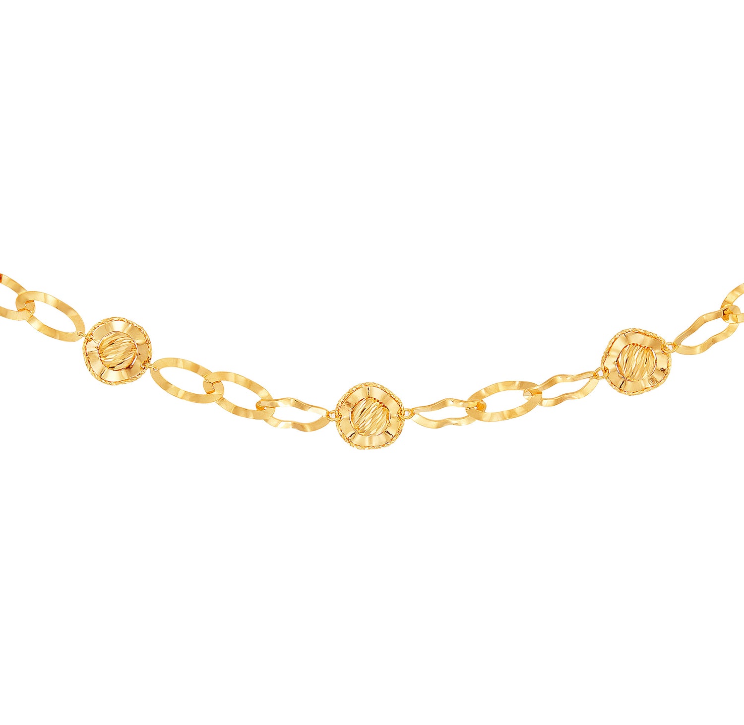Oro Italia 916 Yellow Gold Bracelet GW43190523 (22K Gold)