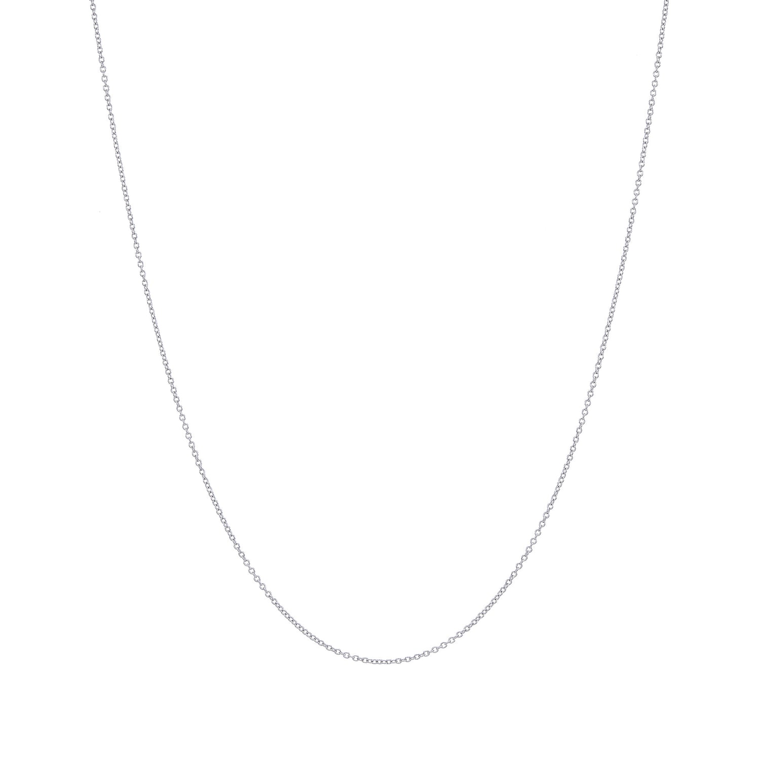 750/18K White Gold Necklace CRRS(027)
