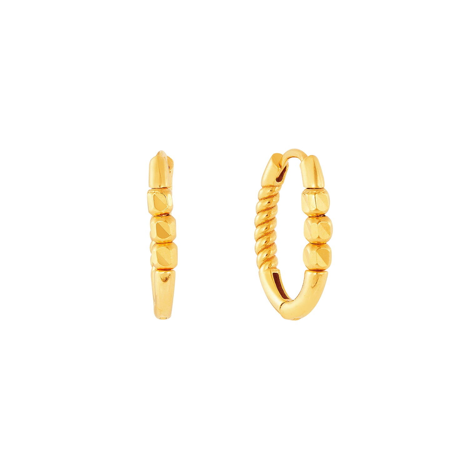 Oro Italia 916 Yellow Gold Earrings GE74270623 (22K Gold)