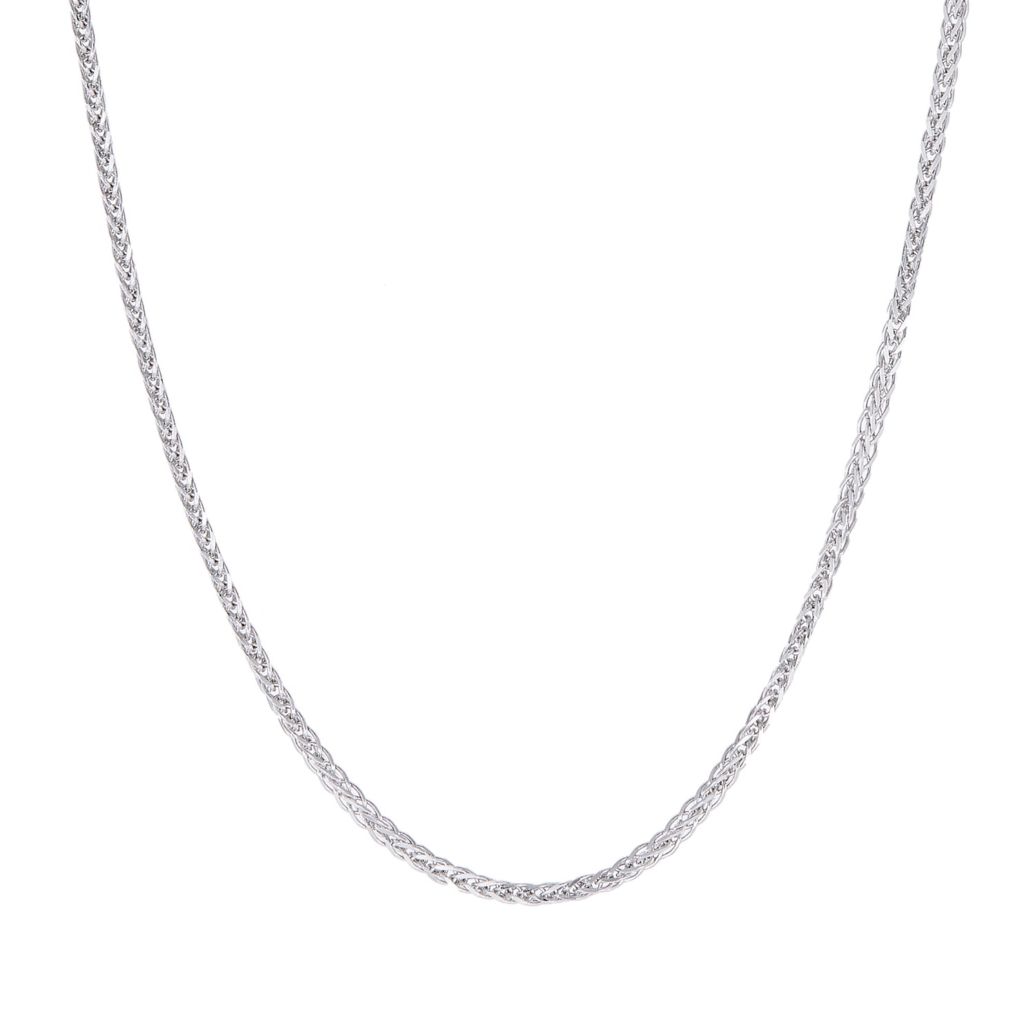 750/18K White Gold Necklace SPI D4 (020)