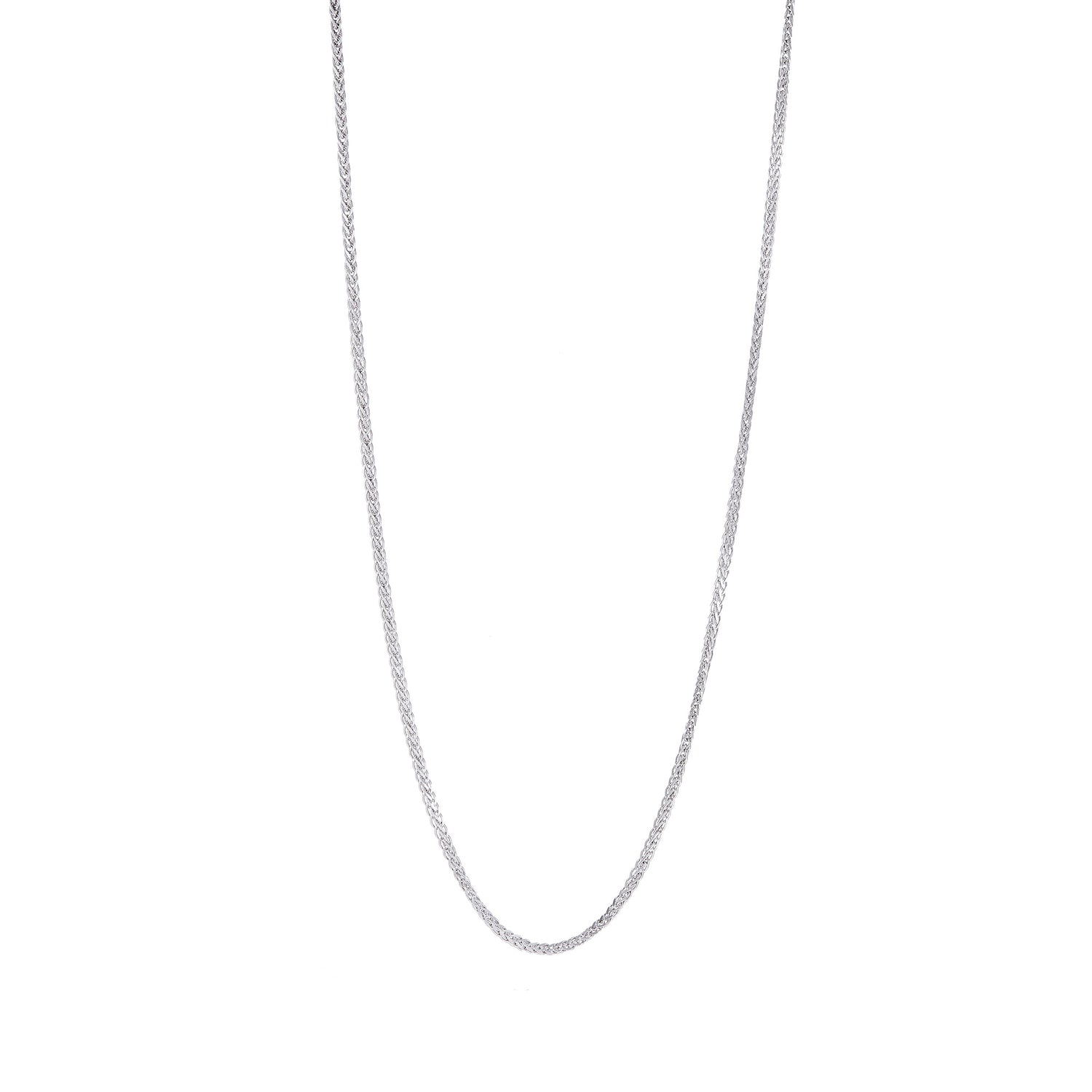 750/18K White Gold Necklace SPI D4 (020)