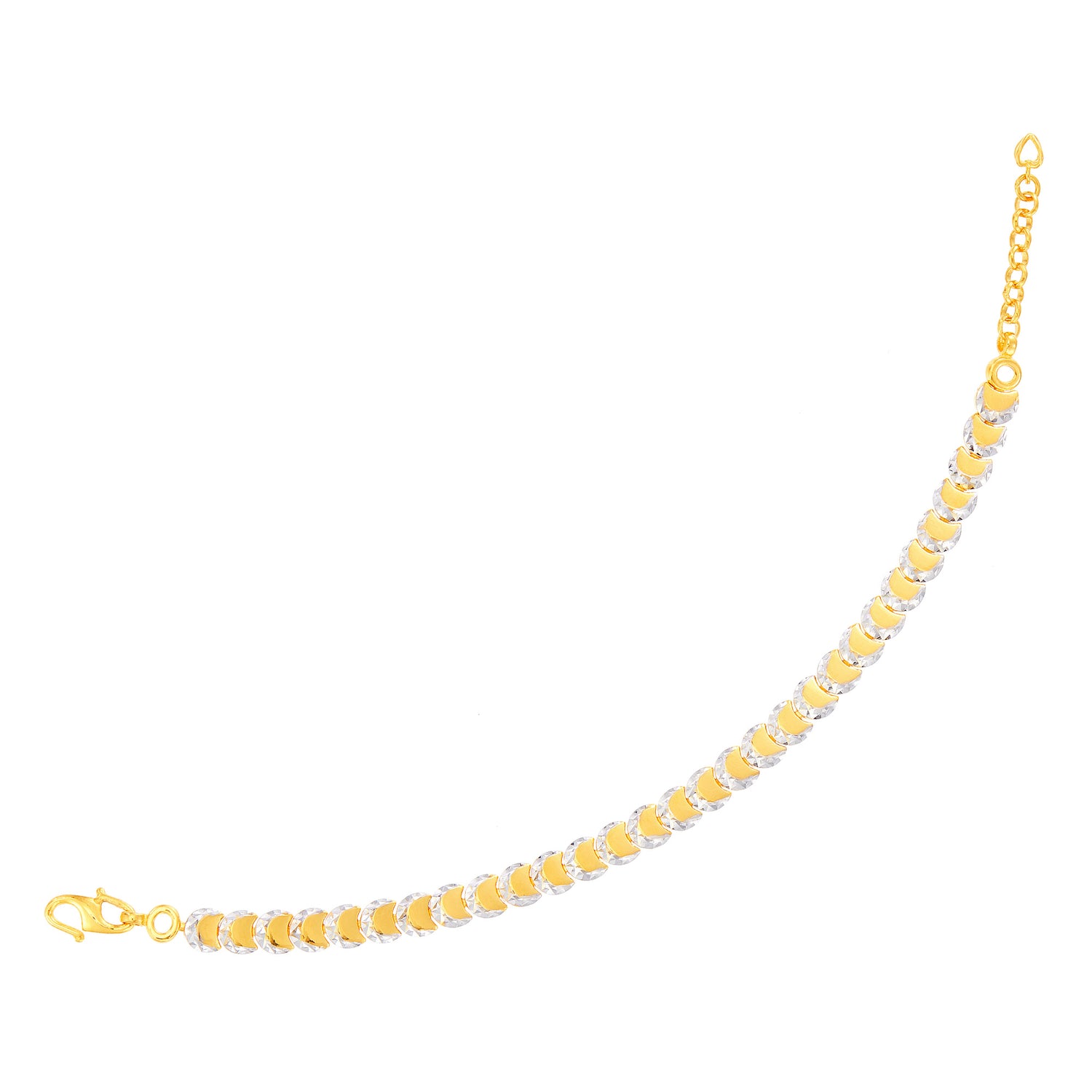 916/22K Yellow and White Gold Bracelet BR38540923