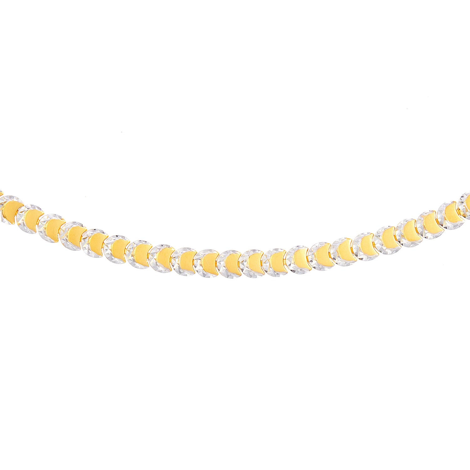 916/22K Yellow and White Gold Bracelet BR38540923