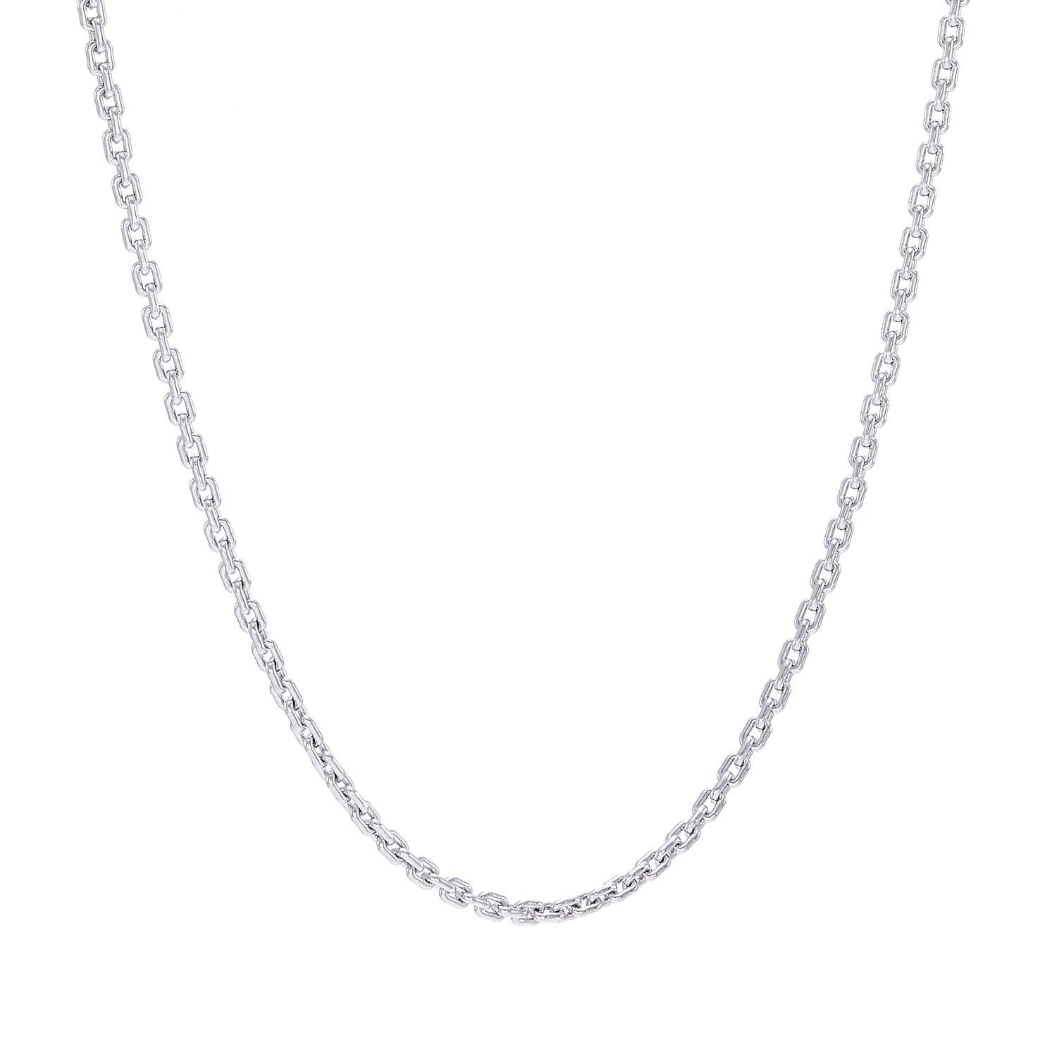 750/18K White Gold Necklace 080FN1-18W