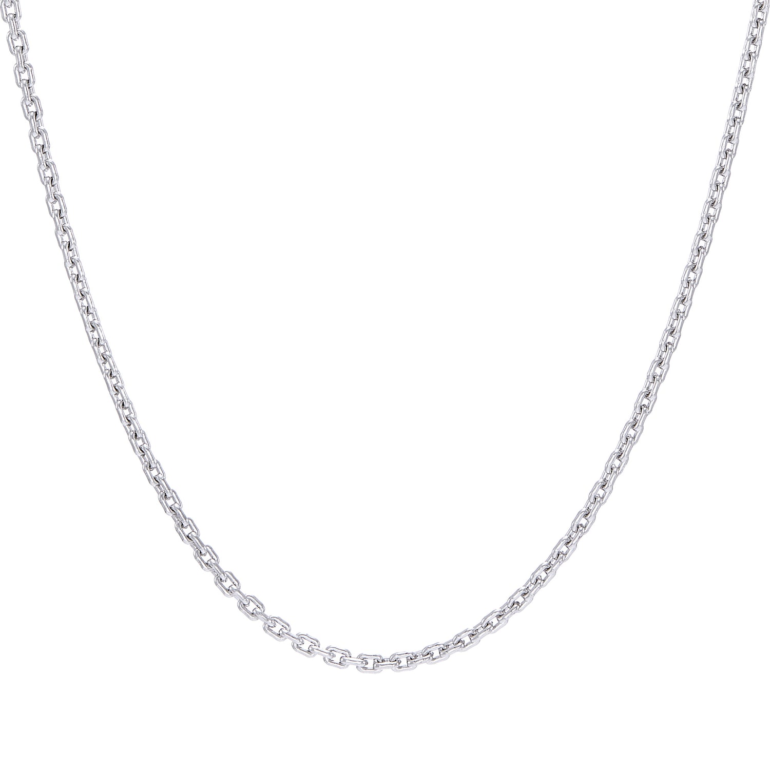 750/18K White Gold Necklace 080FN1-18W