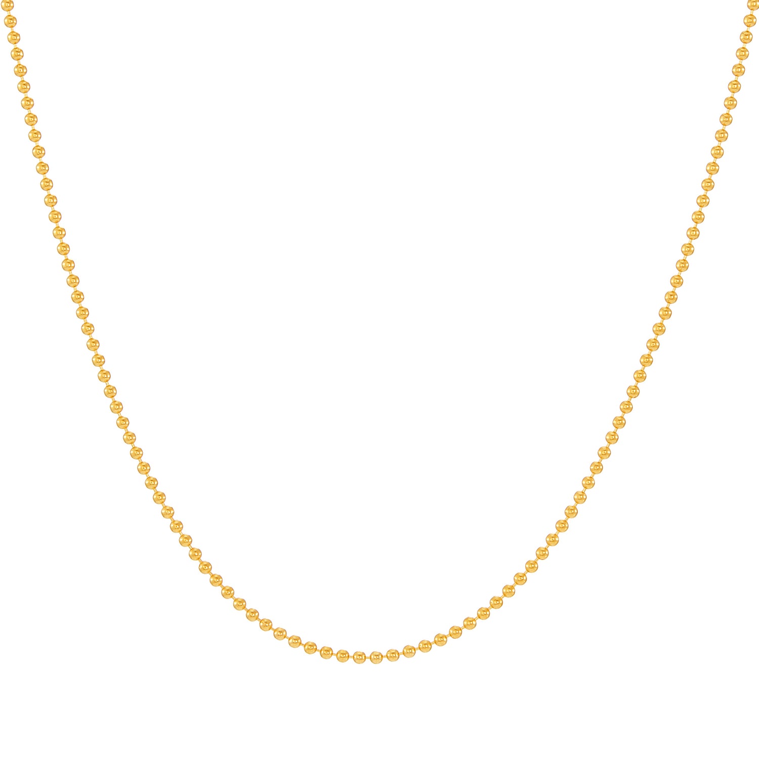 999/24K Yellow Gold Necklace WWGC1151123
