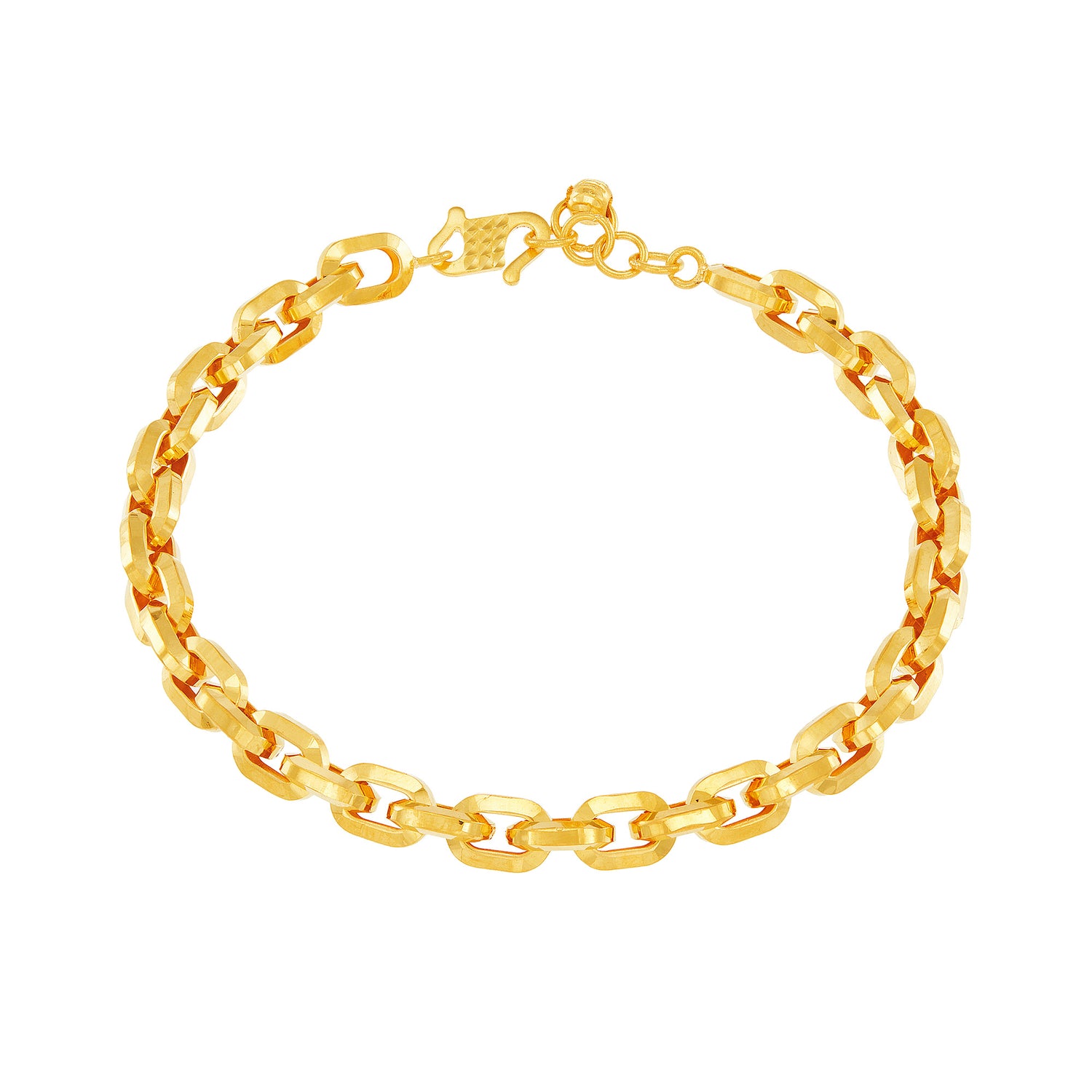 916/22K Yellow Gold Bracelet AXW121123(6)