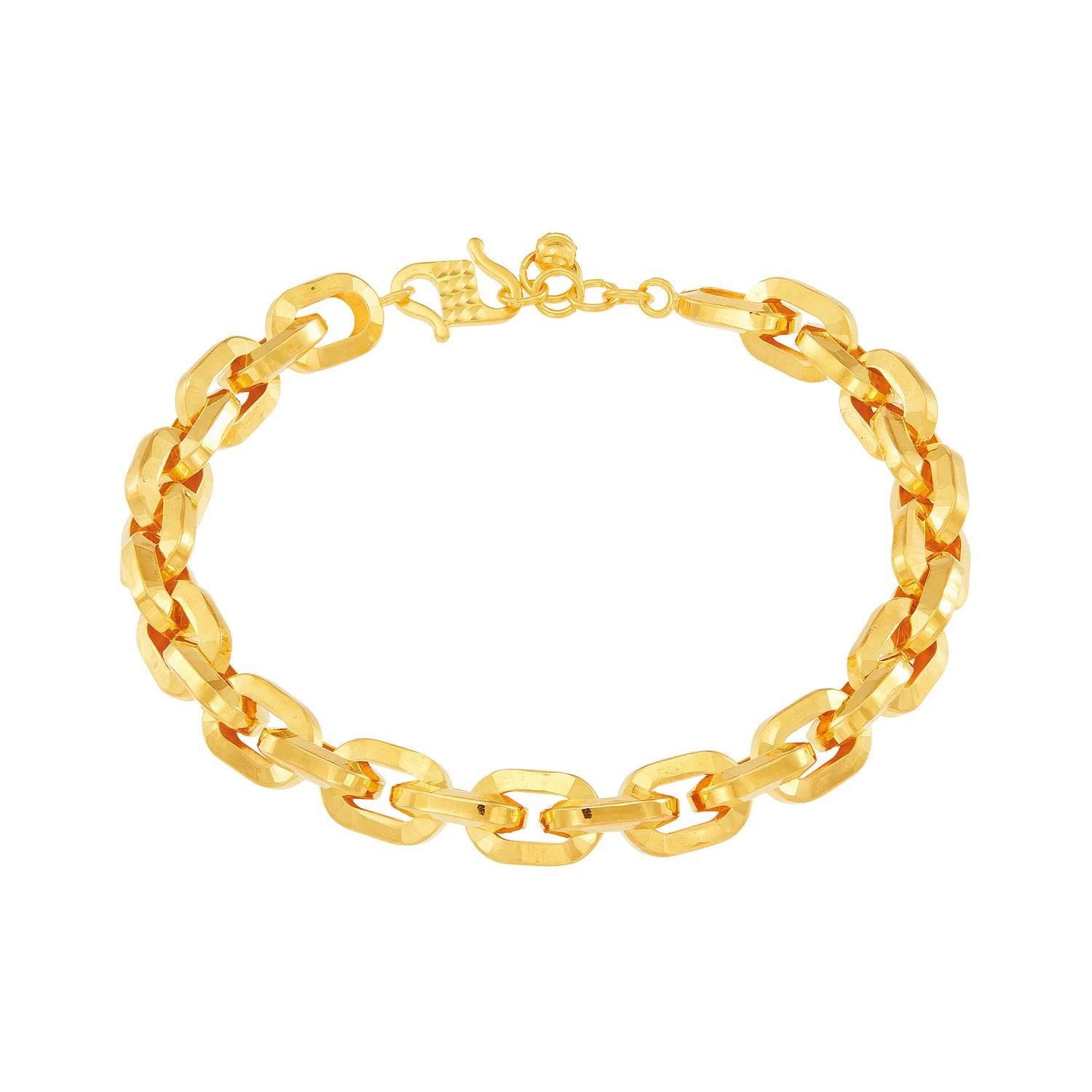 916/22K Yellow Gold Bracelet AXW131123(6)