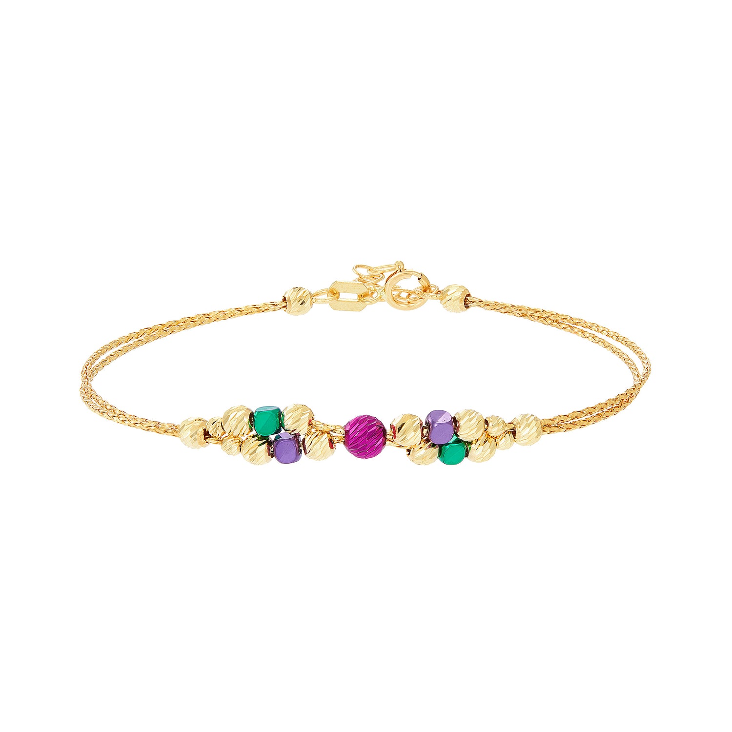 585/14K Yellow Gold Bracelet 714-BR 2FJ03-237Y-Y