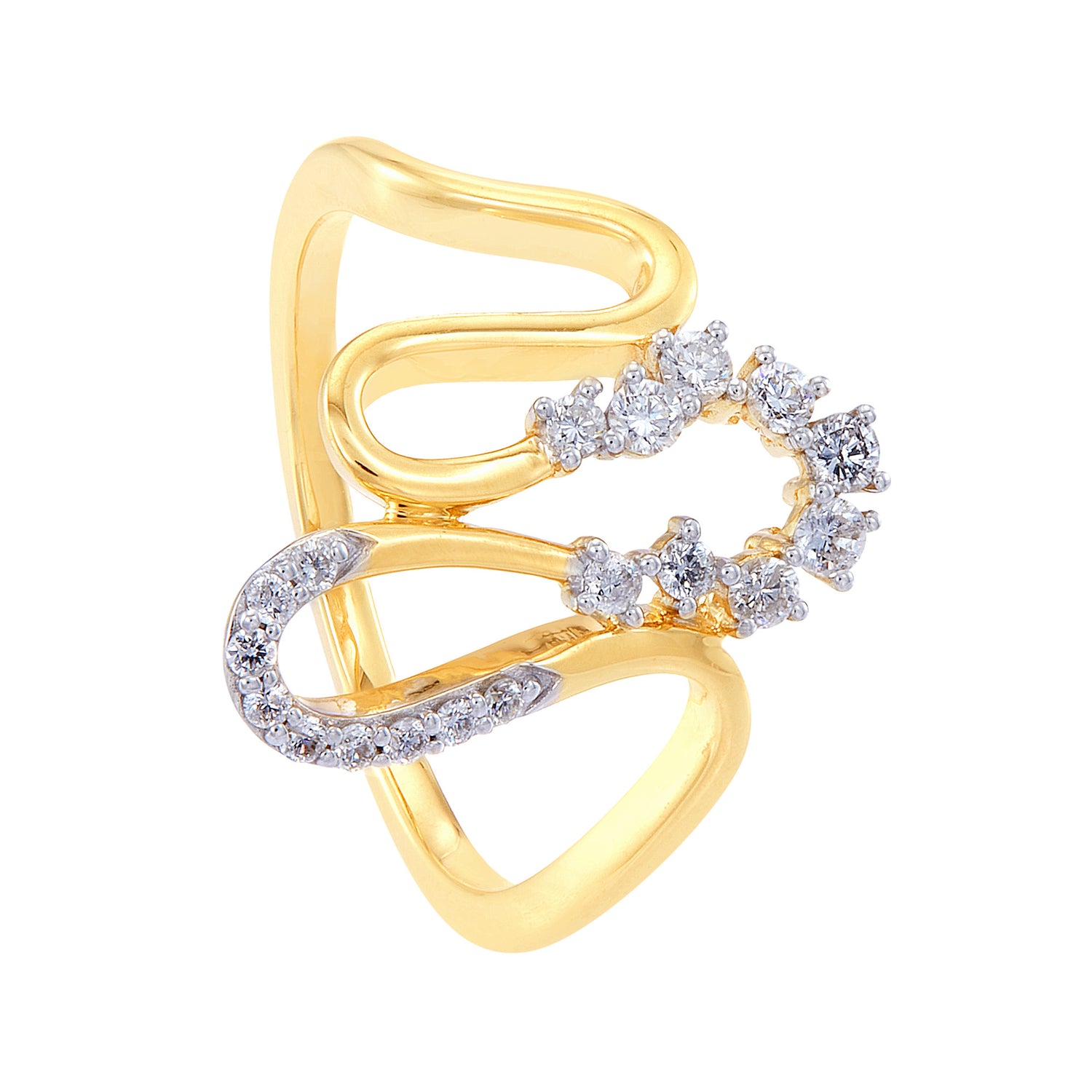 CHIC | Round Diamond Ring in 375/9K Yellow Gold 267601223(YG)