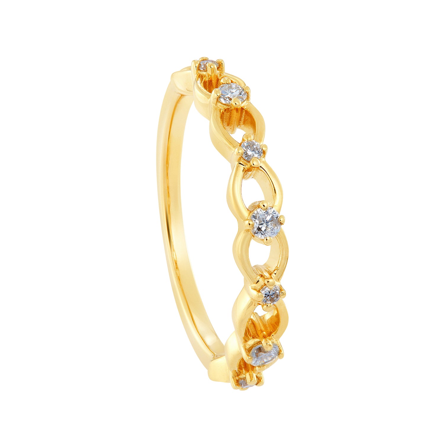 CHIC | Round Diamond Ring in 375/9K Yellow Gold 267571123(YG)