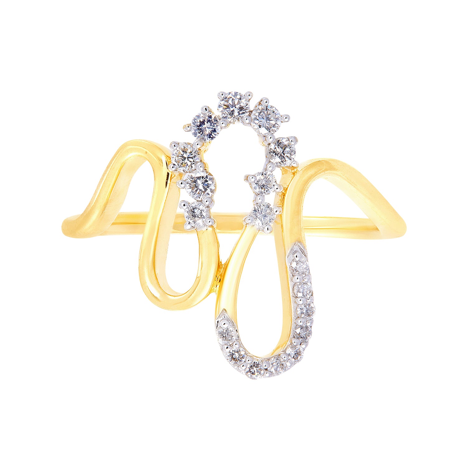 CHIC | Round Diamond Ring in 375/9K Yellow Gold 267601223(YG)