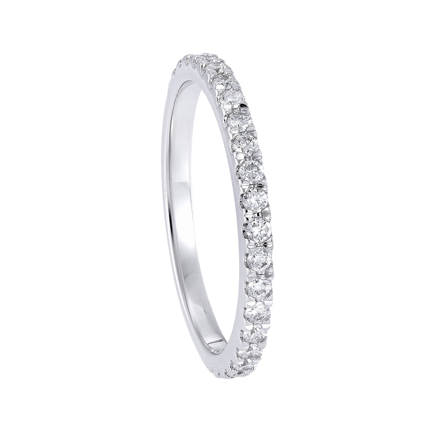 Round Diamond Ring in 750/18K White Gold 266260323