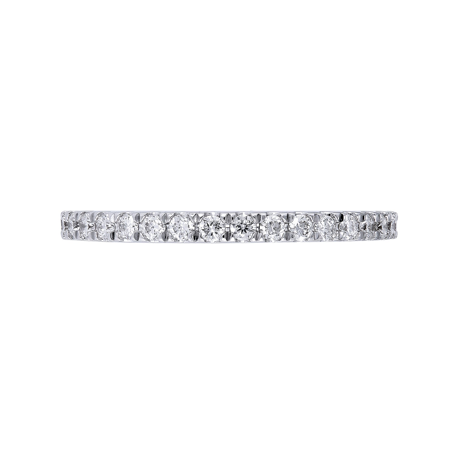 Round Diamond Ring in 750/18K White Gold 266260323