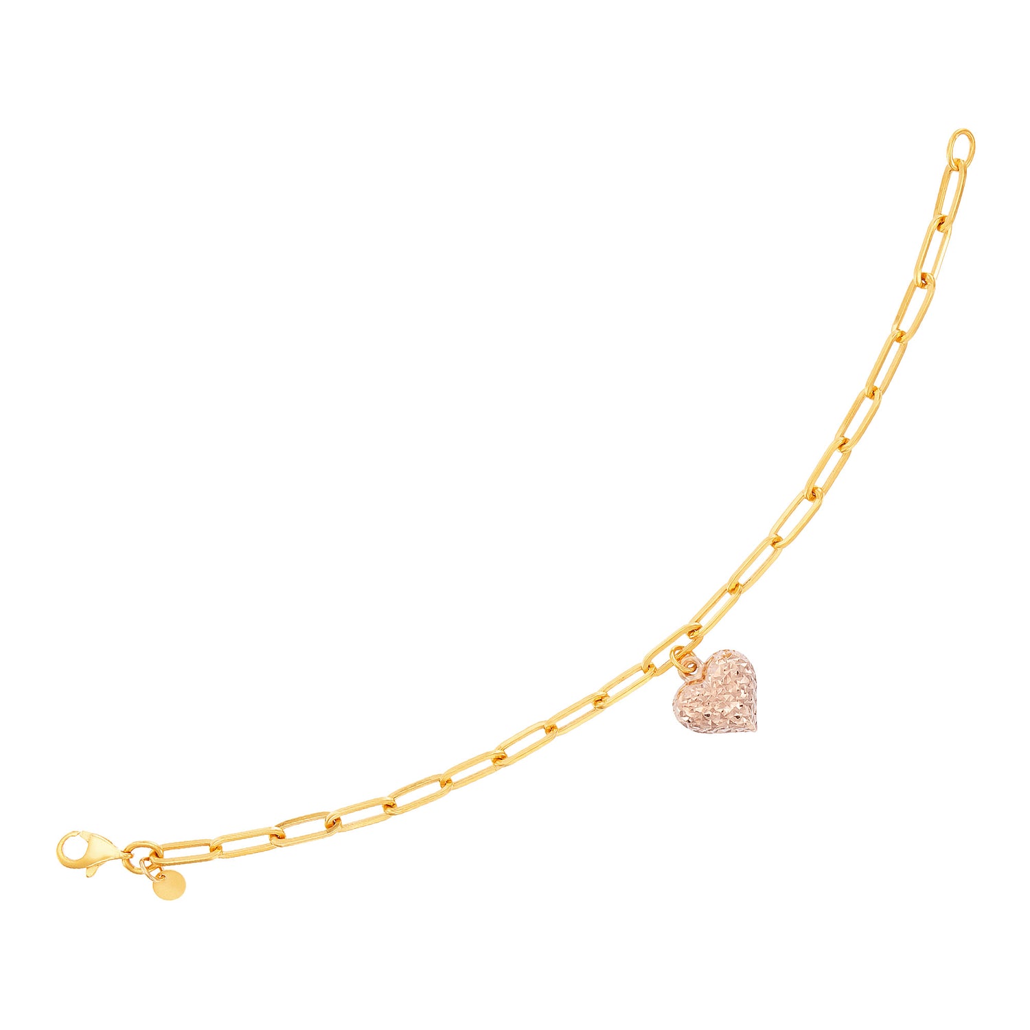 GRAFFETTA | Oro Italia 916 Yellow and Rose Gold Bracelet (for baby) GW38860323(YR)BBY-BI (22K Gold)