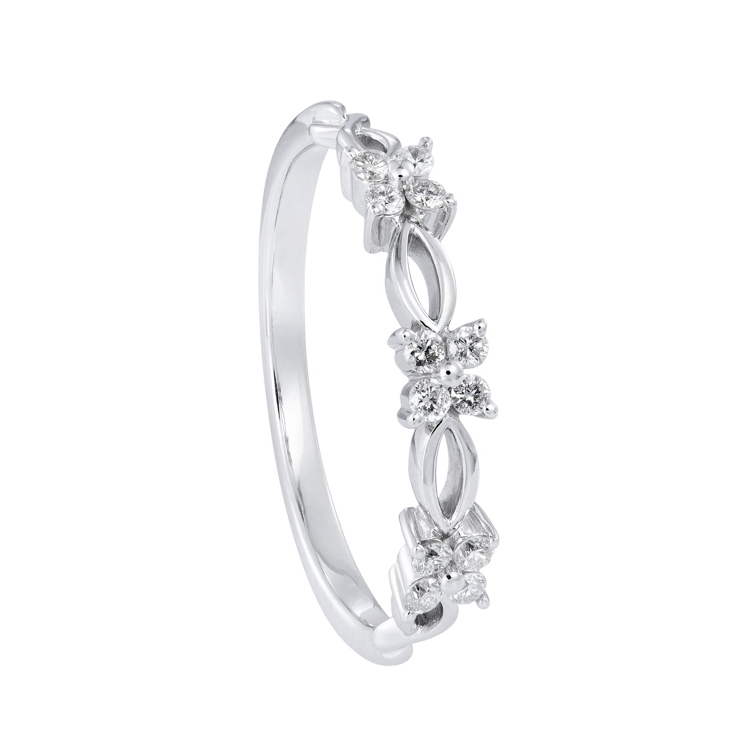 CHIC | Round Diamond Ring in 375/9K Gold 267561223