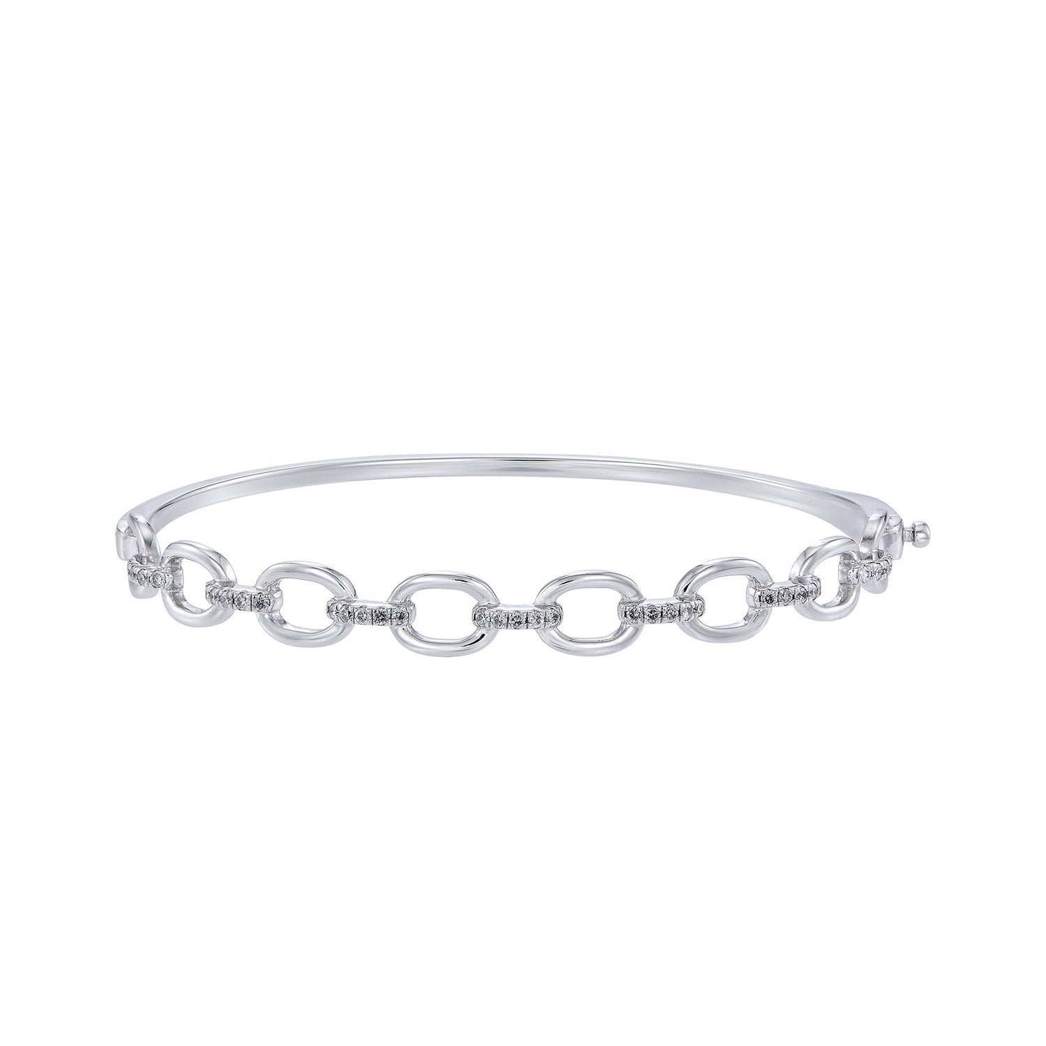 Diamond Bangle in 375/9K Gold 26530