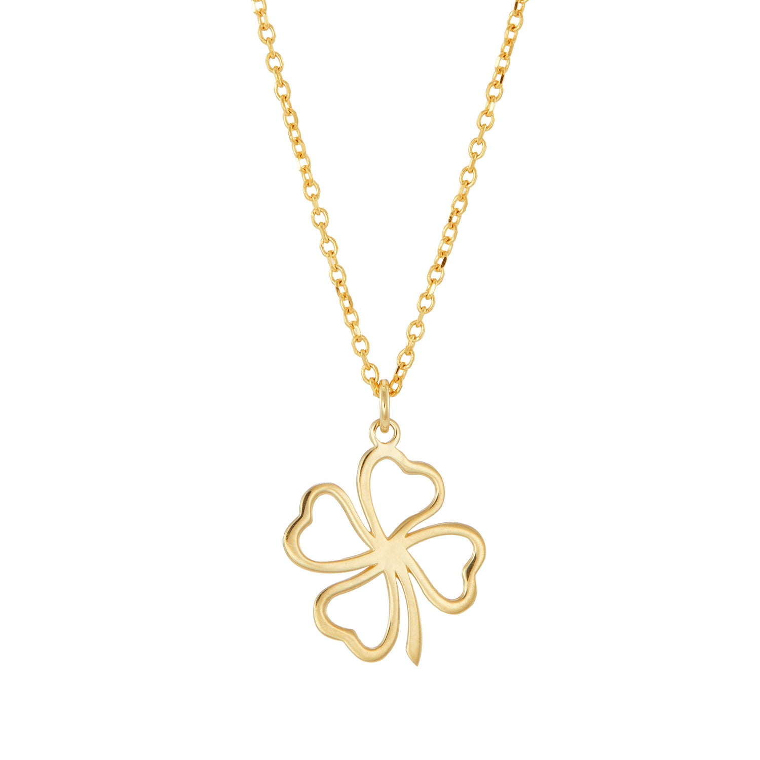750/18K Yellow Gold Necklace CJ-6-CL MNL10(18Y)