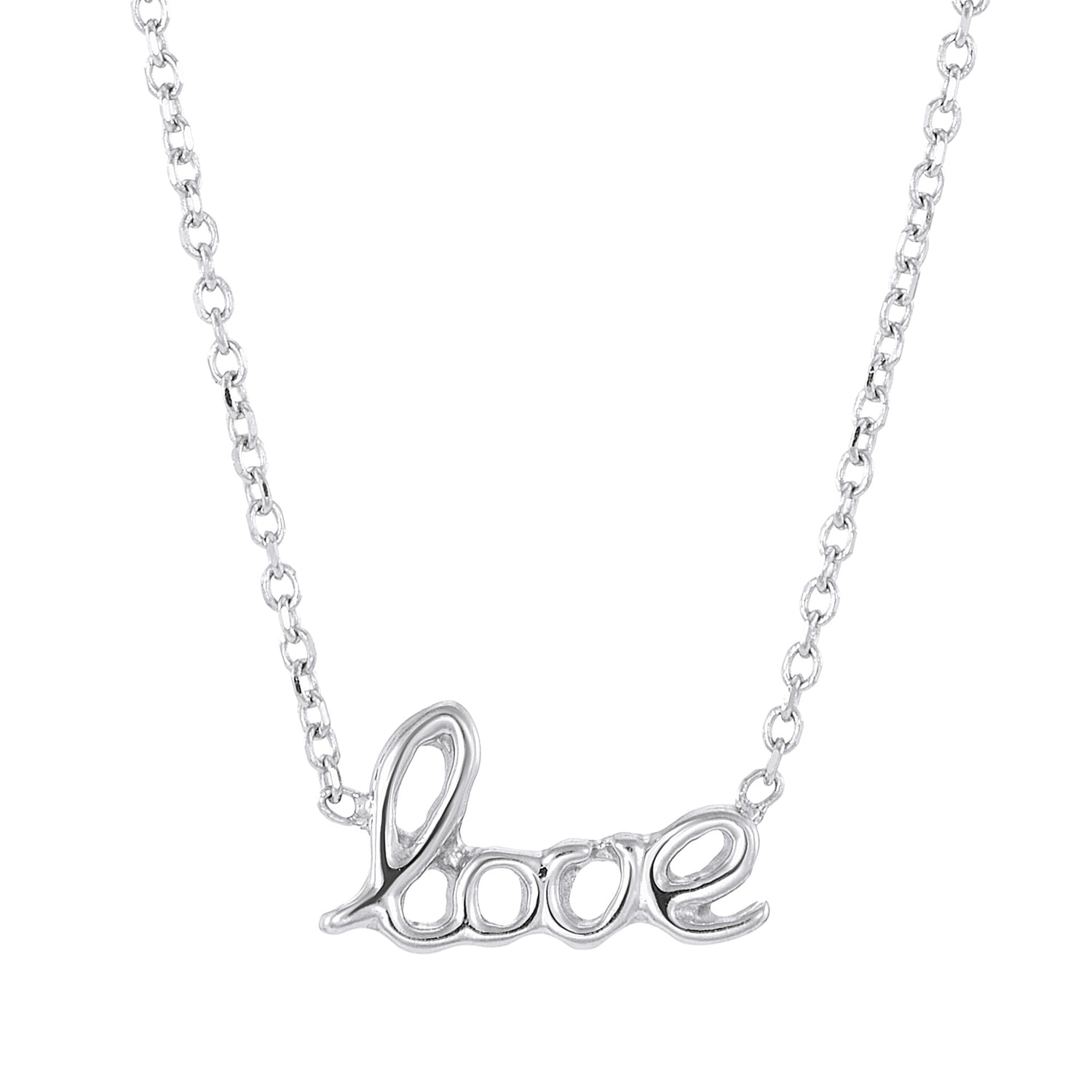 750/18K White Gold Necklace CJ-6-CL MNL04(18W)
