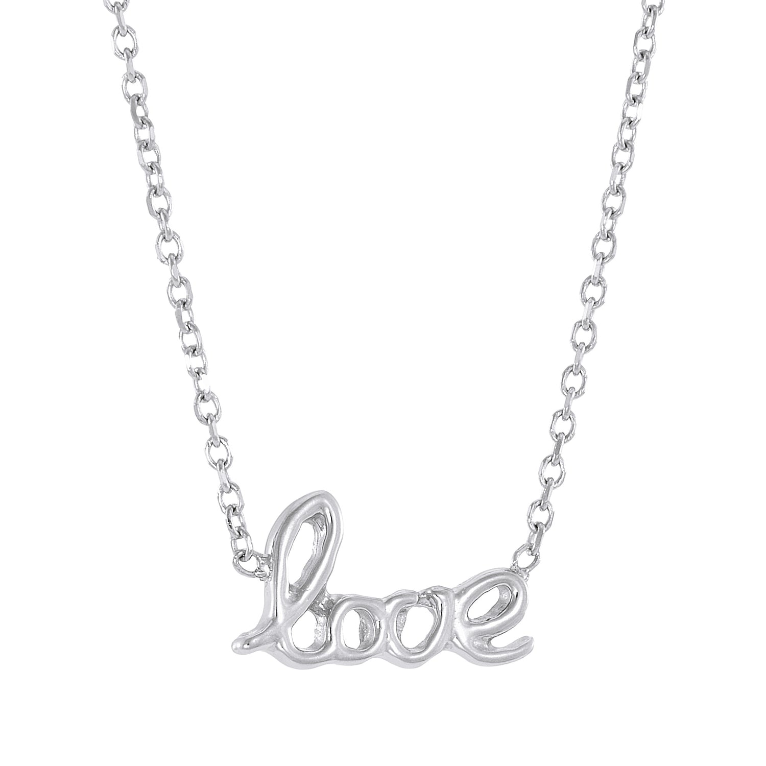 750/18K White Gold Necklace CJ-6-CL MNL04(18W)
