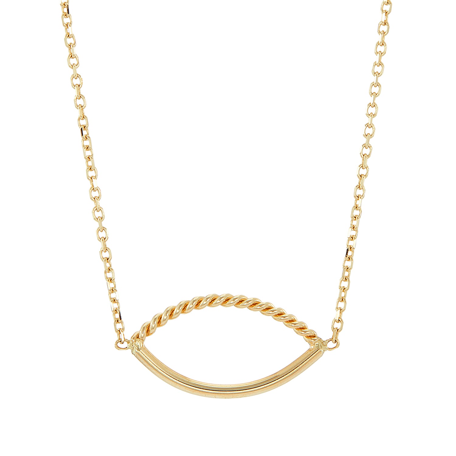 585/14K Yellow Gold Necklace CJ-6-CL MNL16