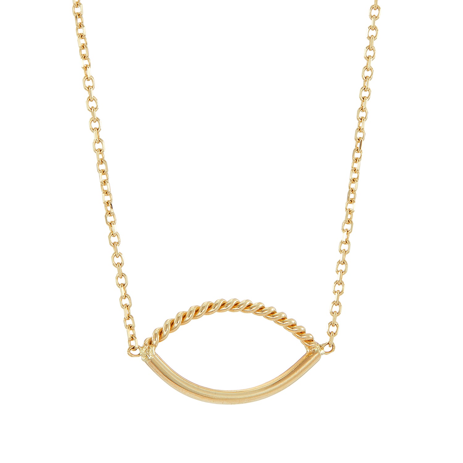 585/14K Yellow Gold Necklace CJ-6-CL MNL16