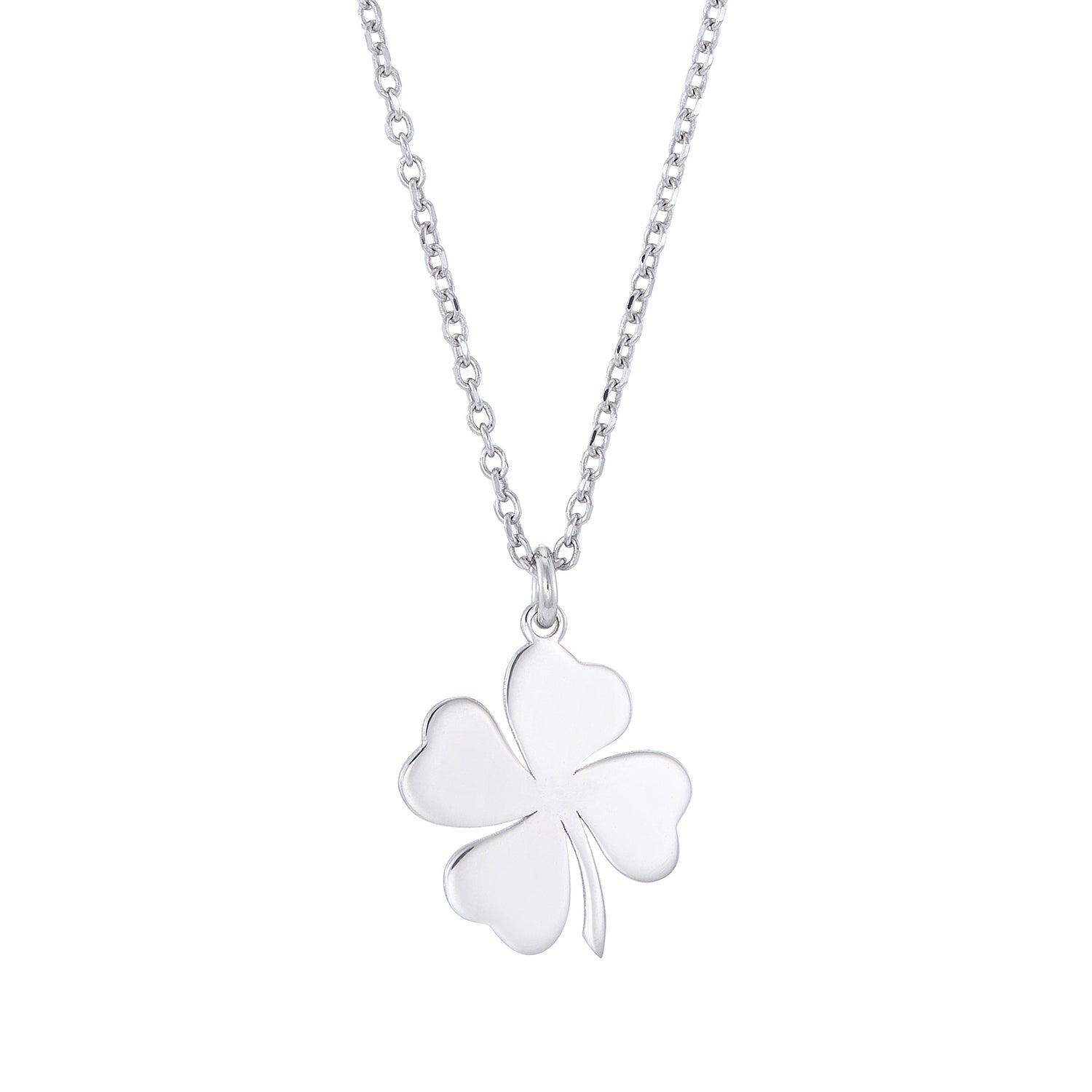 750/18K White Gold Necklace CJ-6-CL MNL05(18W)
