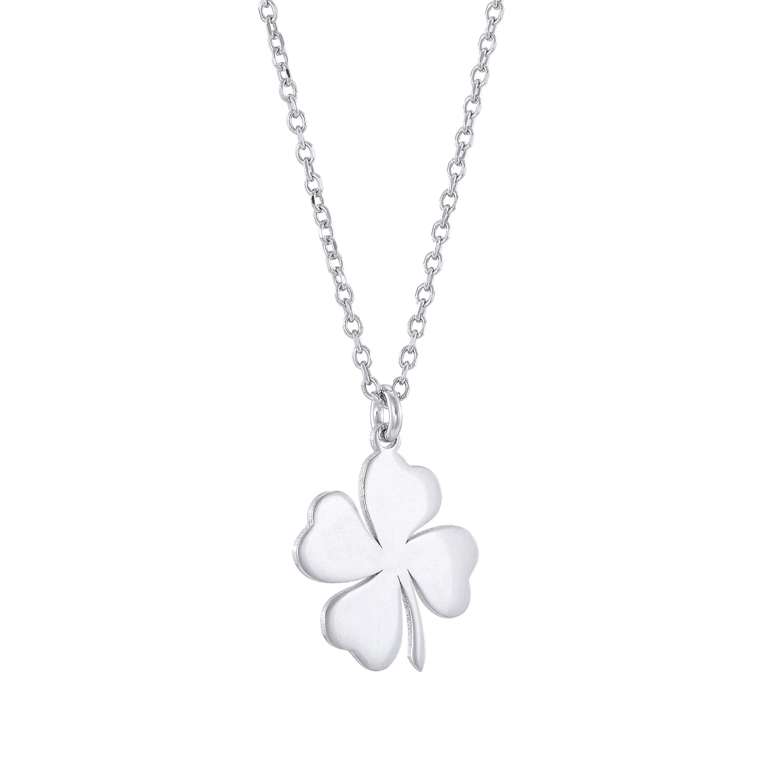 750/18K White Gold Necklace CJ-6-CL MNL05(18W)