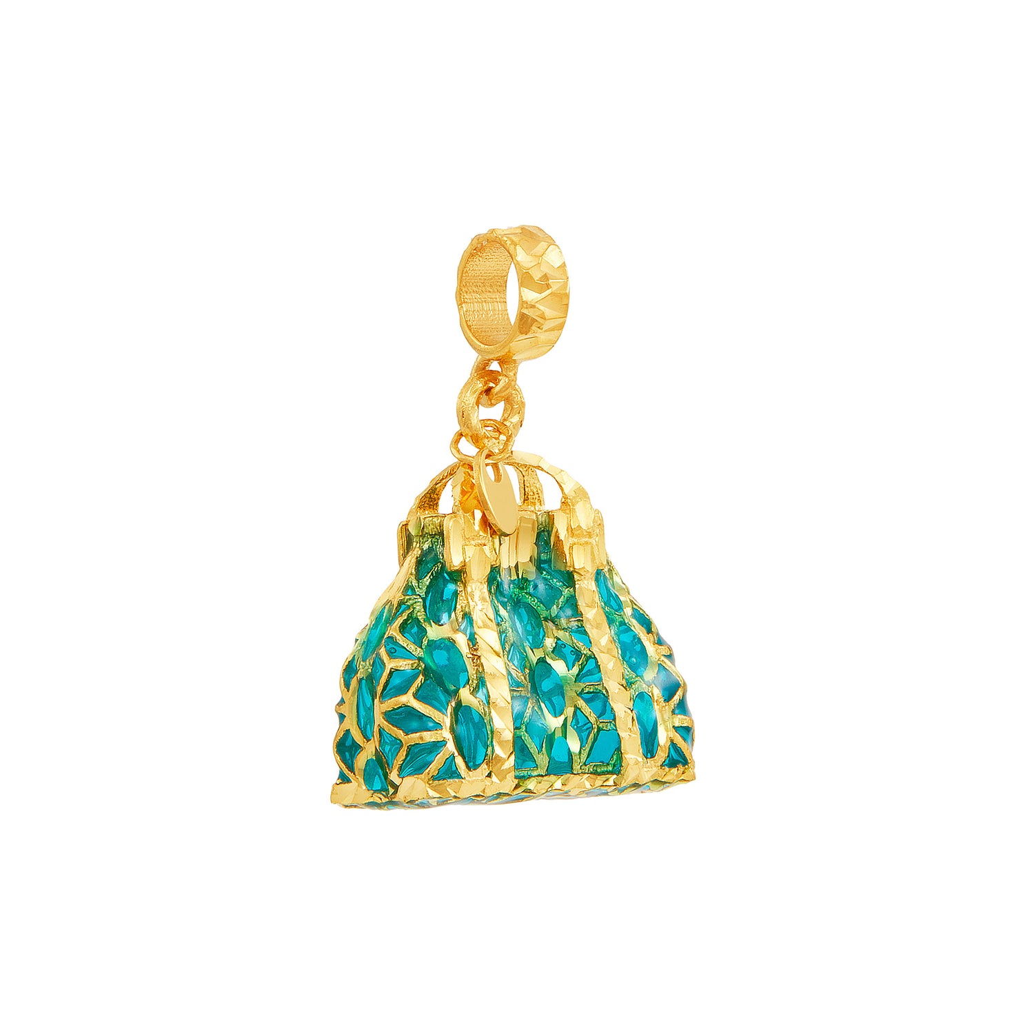 Oro Italia 916 Yellow Gold  Charm GCM91141023(GRN) (22K Gold))