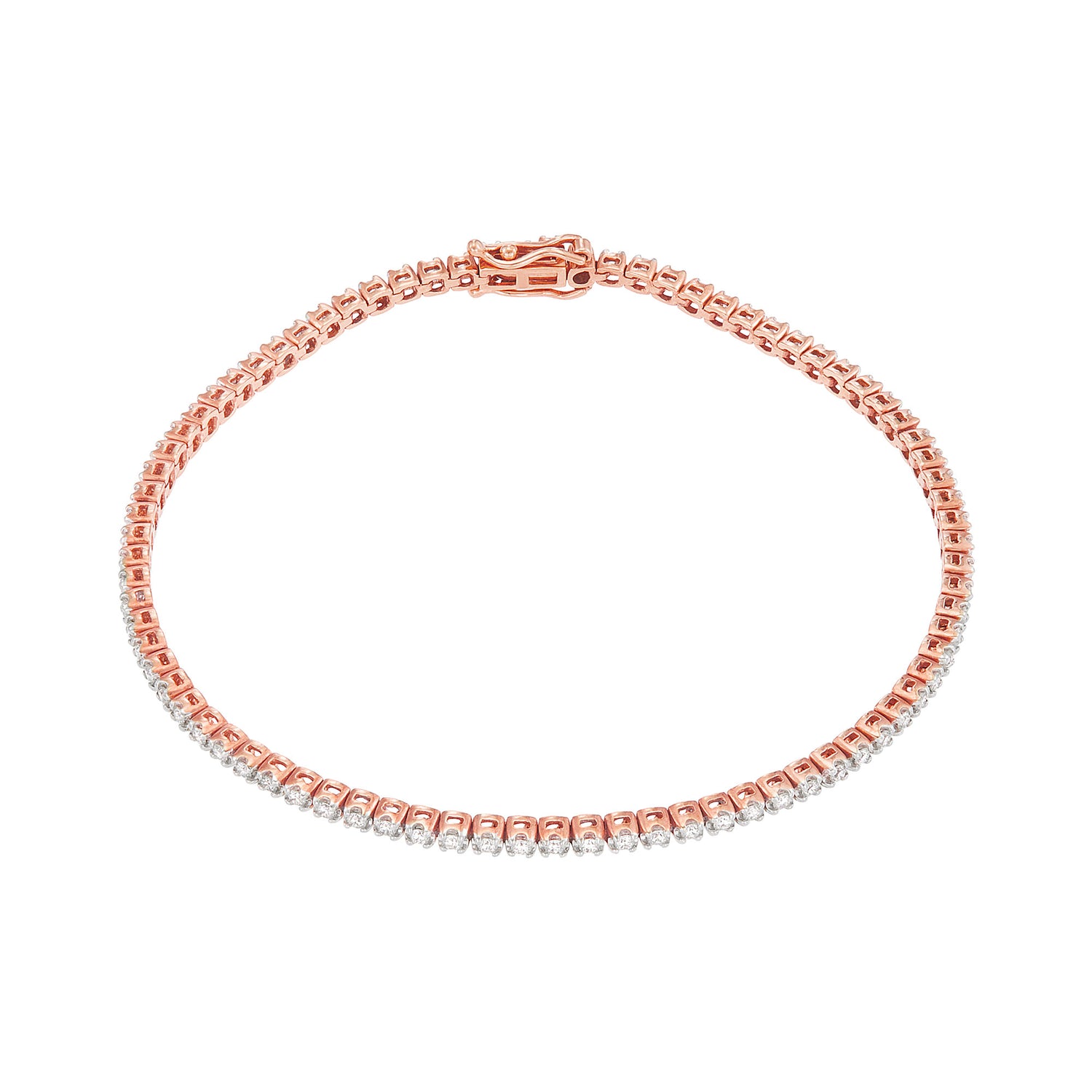 Diamond Bracelet in 750/18K Rose Gold 67843