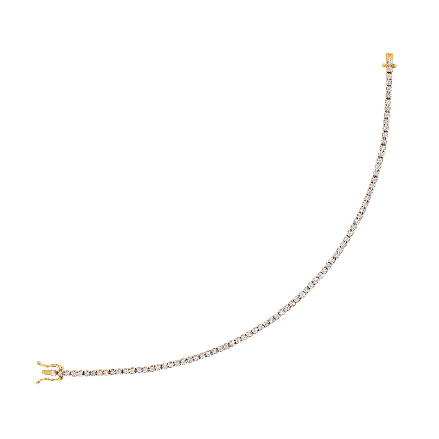 Diamond Bracelet in 750/18K Yellow Gold 67843