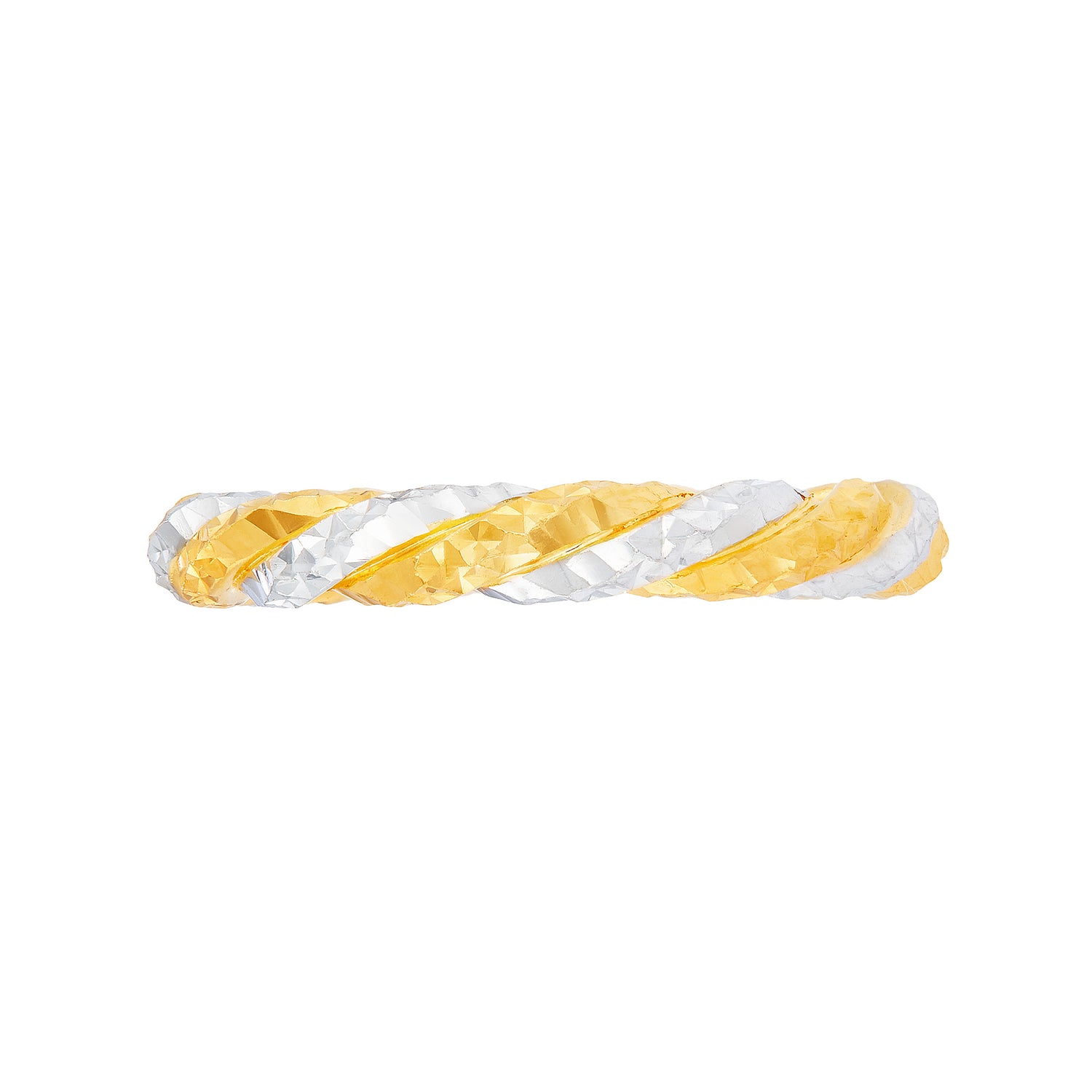 916/22K Yellow and White Gold Ring R4517(L)
