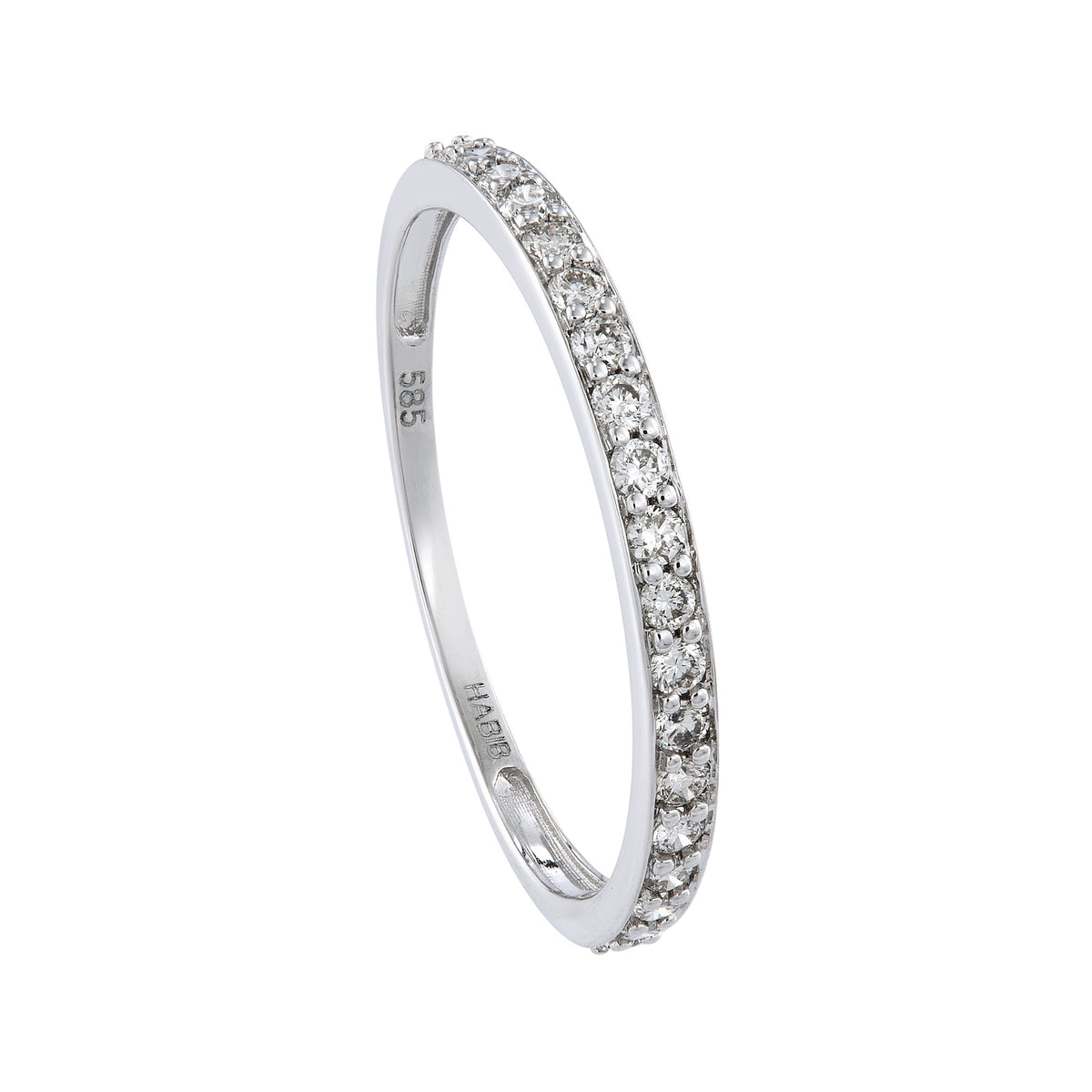 Diamond Ring in 585/14K White Gold 268461223
