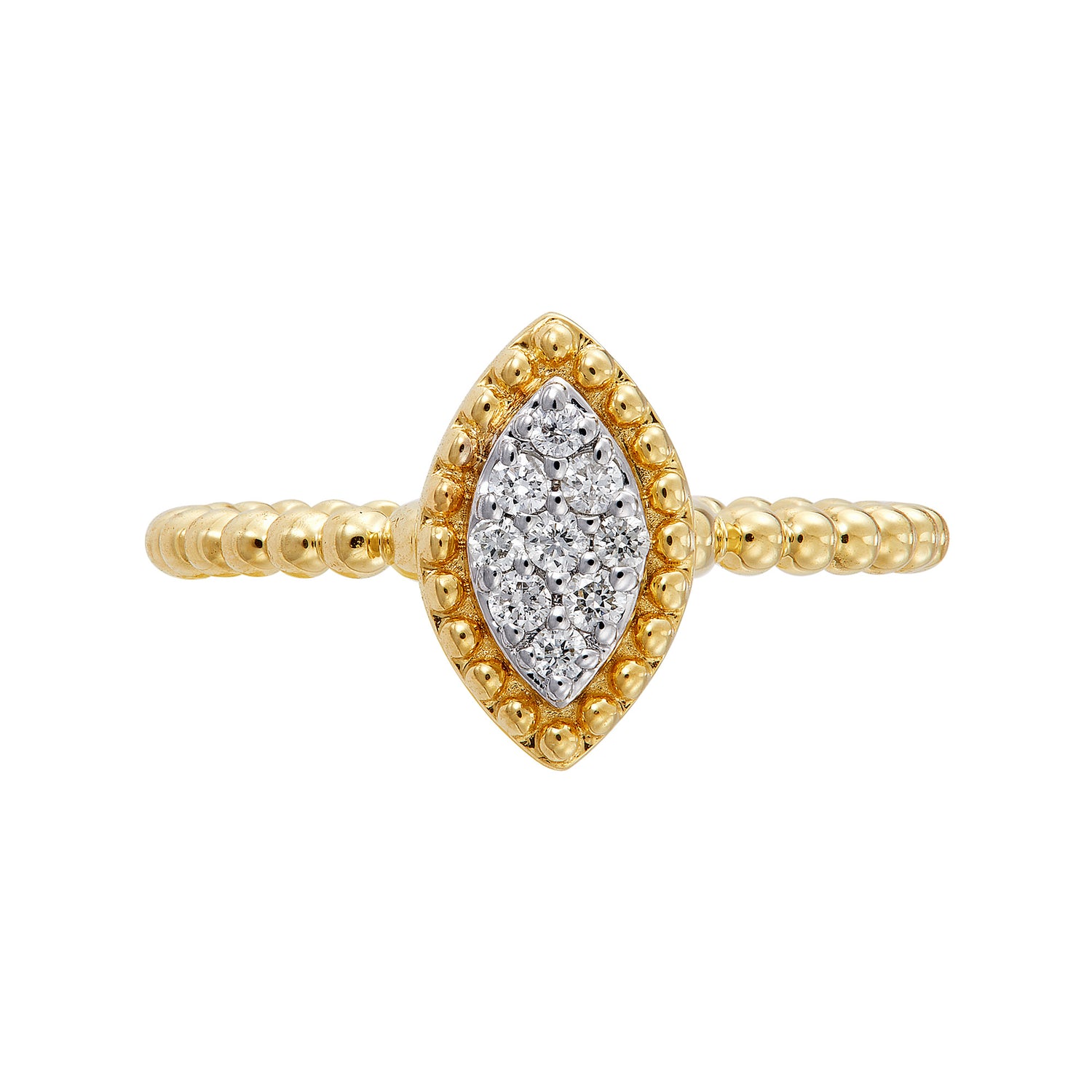 MYRA | Diamond Ring in 375/9K Yellow Gold 268550124