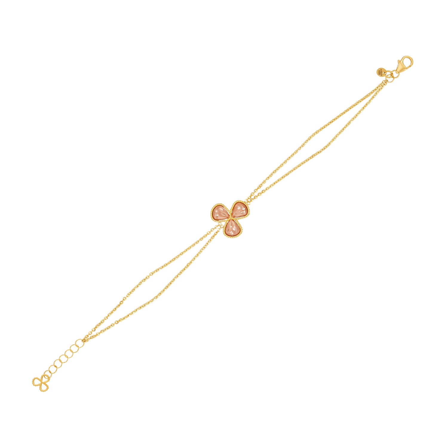 VIOLA | Oro Italia 916 Yellow and Rose Gold Bracelet GW48321023(YR)-BI (22K Gold)