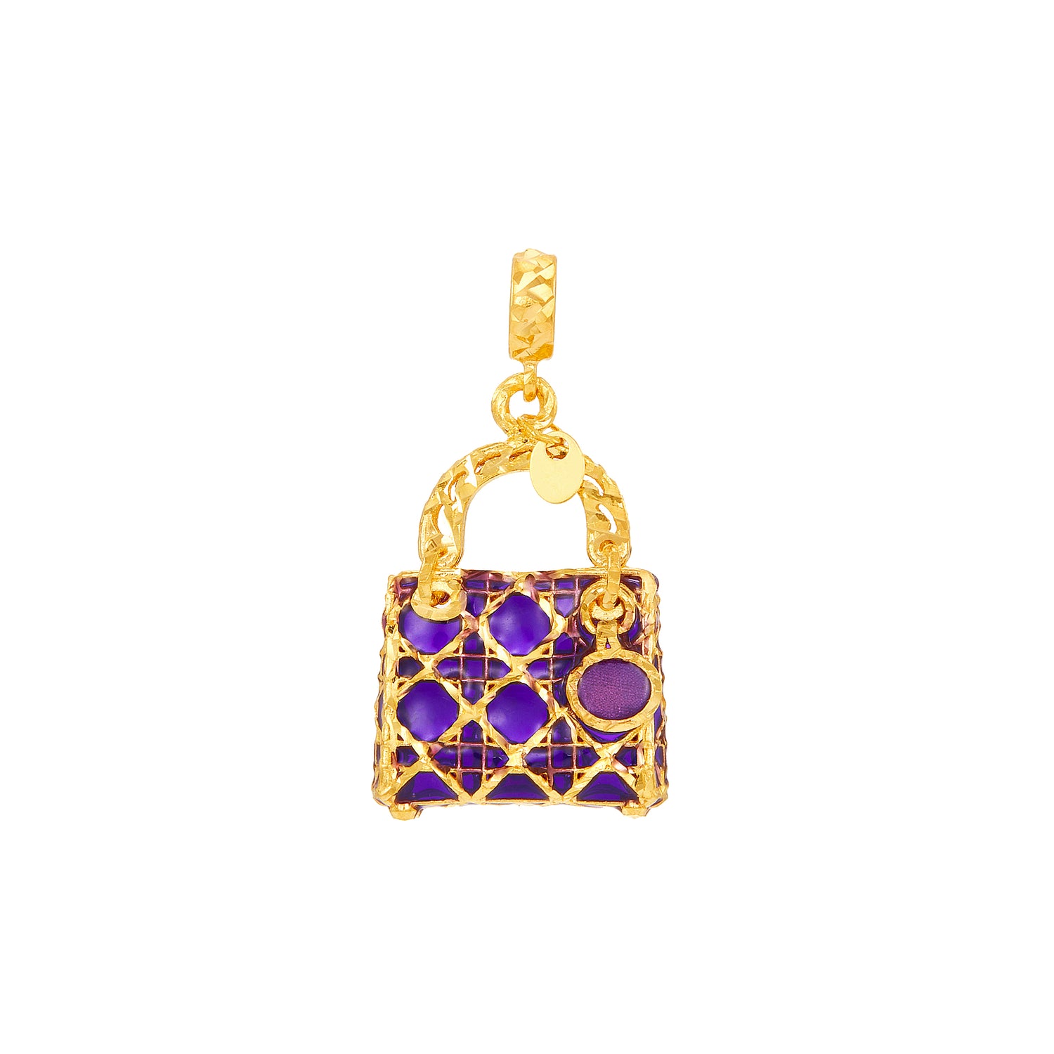 Oro Italia 916 Yellow Gold  Charm GCM91131023(PPL) (22K Gold)