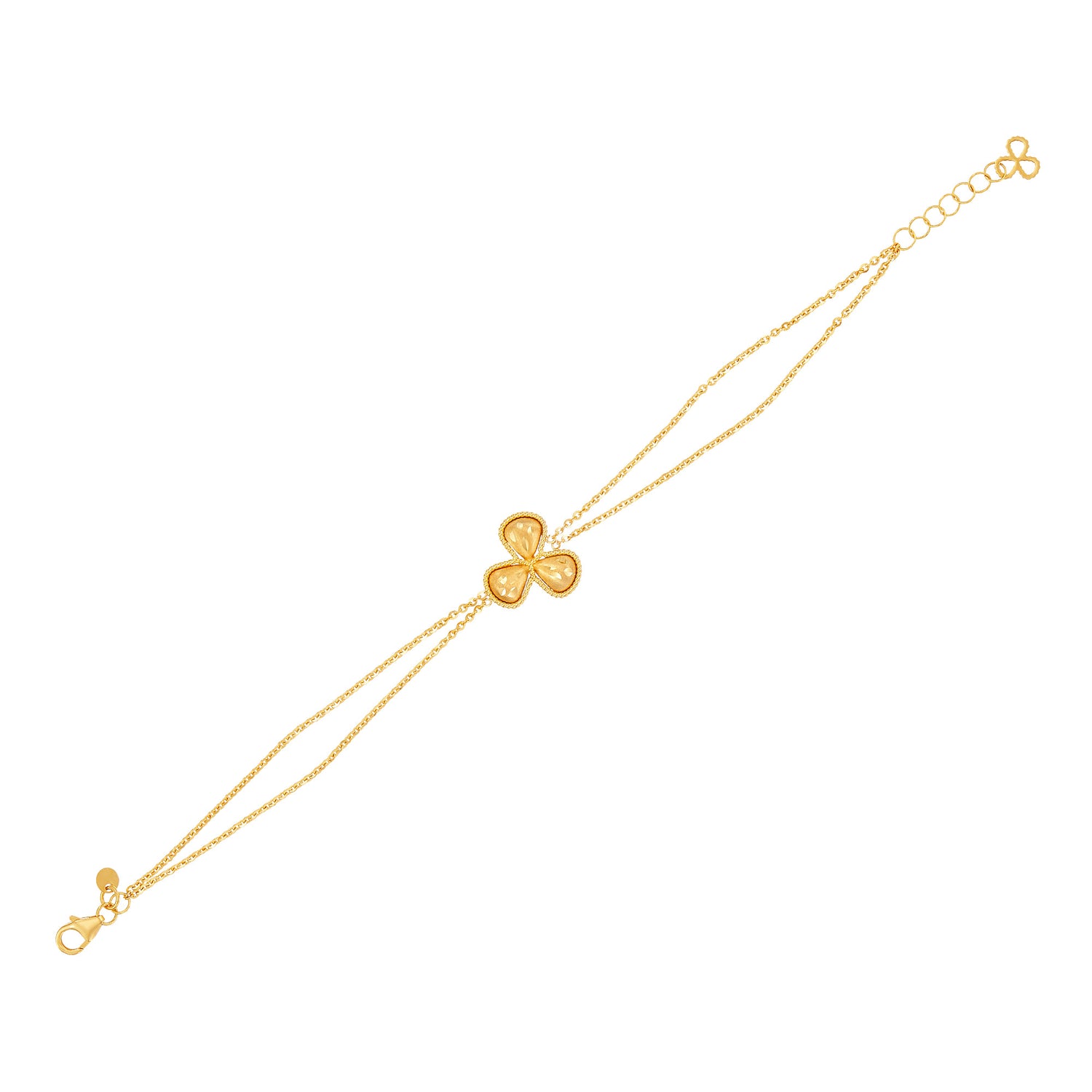 VIOLA | Oro Italia 916 Yellow and Rose Gold Bracelet GW48321023(YR)-BI (22K Gold)