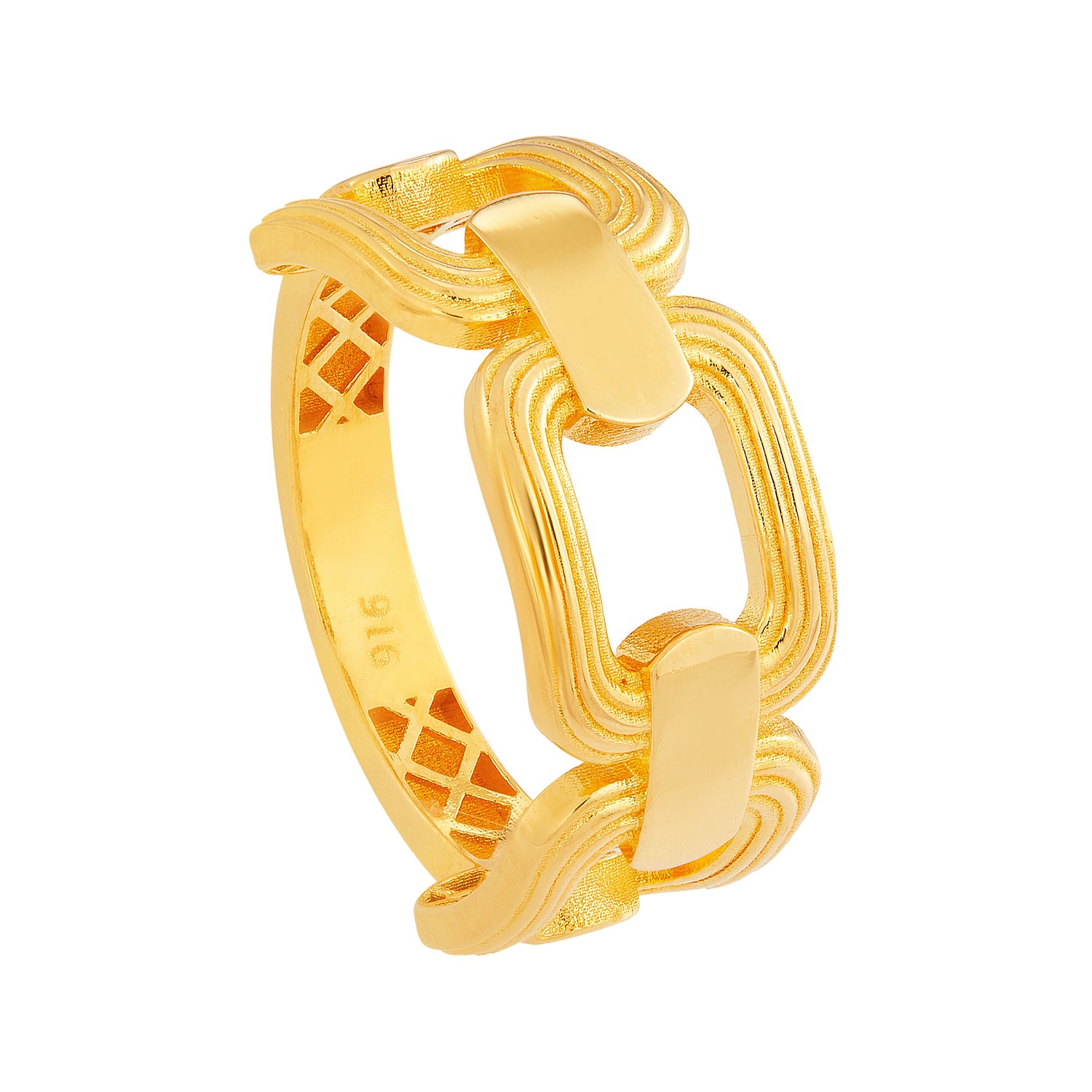 916/22K Yellow Gold Ring HBR140224