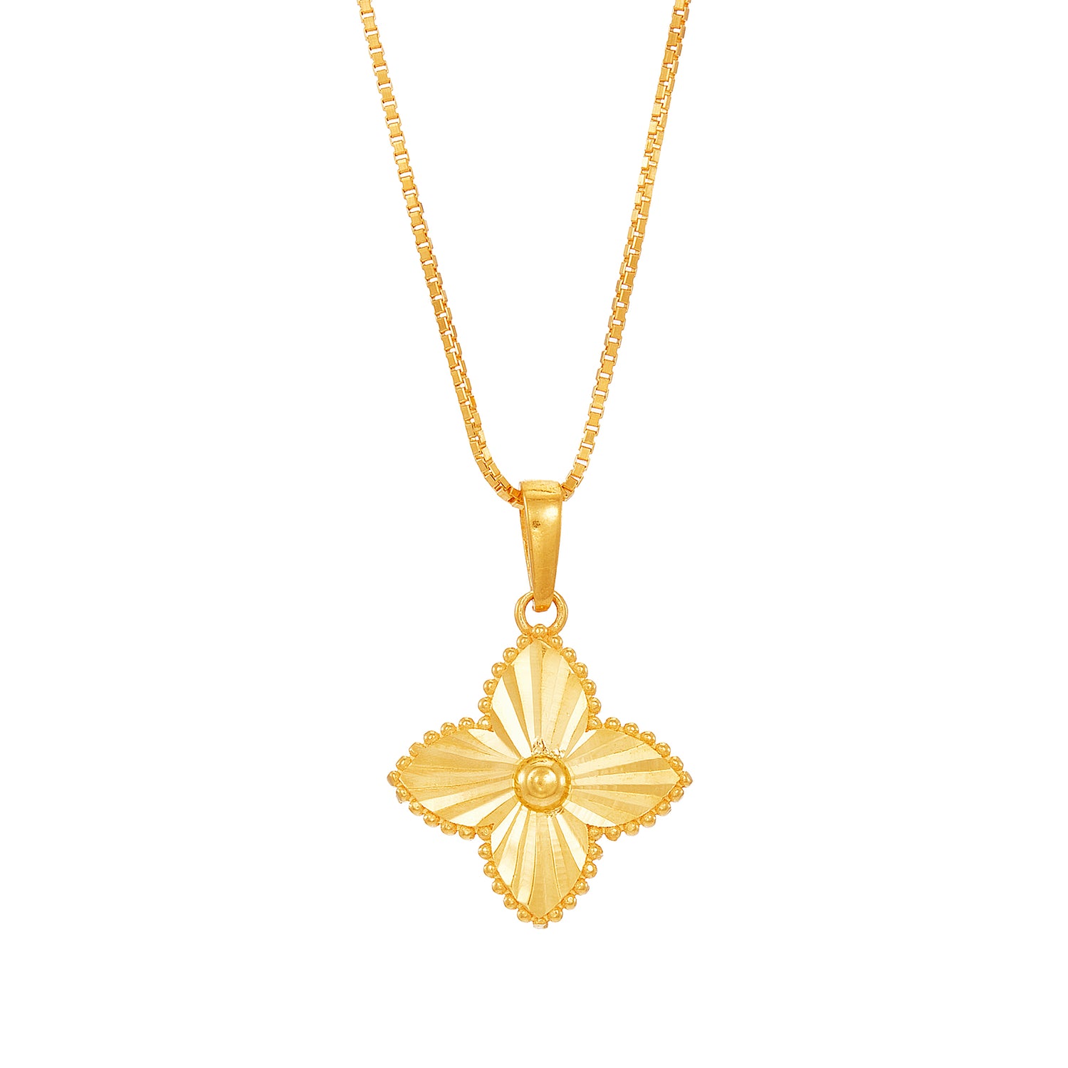 Oro Italia 916 Yellow Gold Pendant GP53231023 (22K Gold)