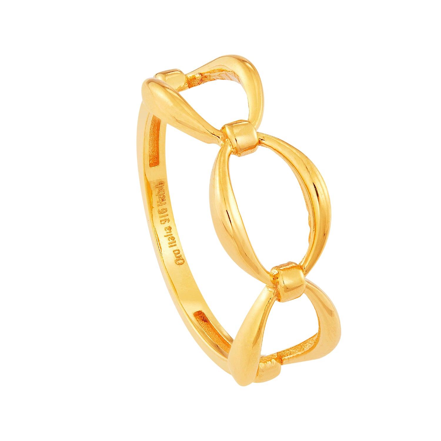 Oro Italia 916 Yellow Gold Ring GR52601023 (22K Gold)