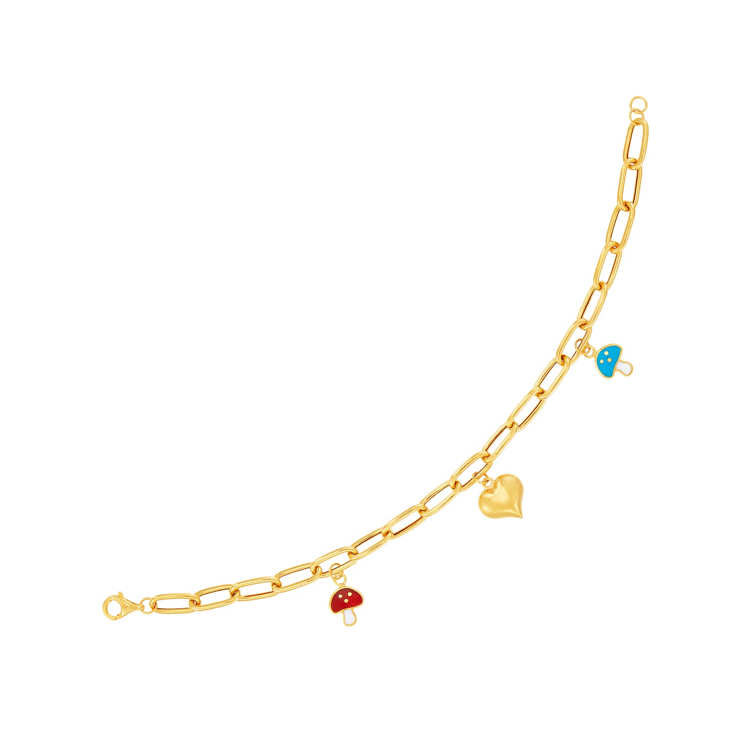 Oro Italia 916 Yellow Gold Bracelet GW48391123(R-TURQ) (22K Gold)