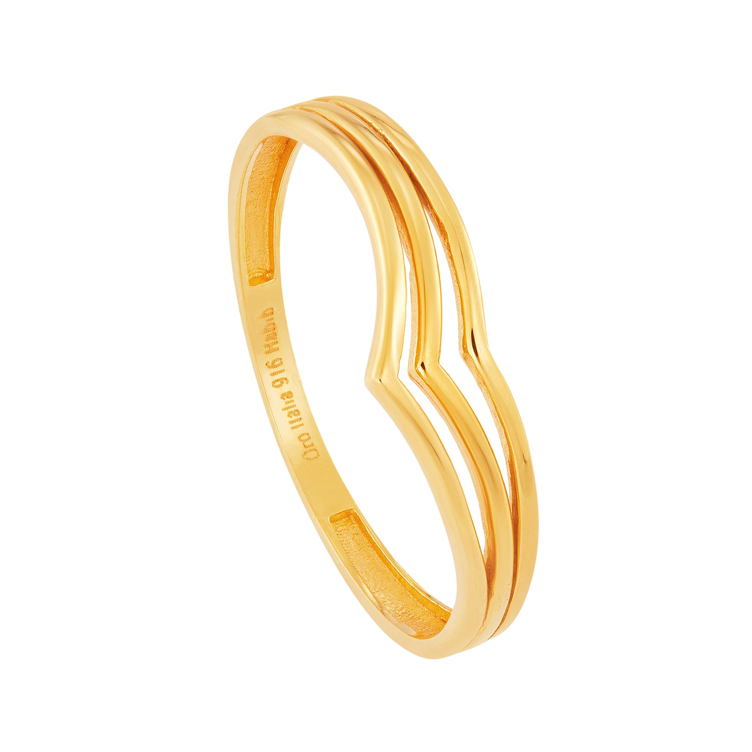 Oro Italia 916 Yellow Gold Ring GR52721023 (22K Gold)