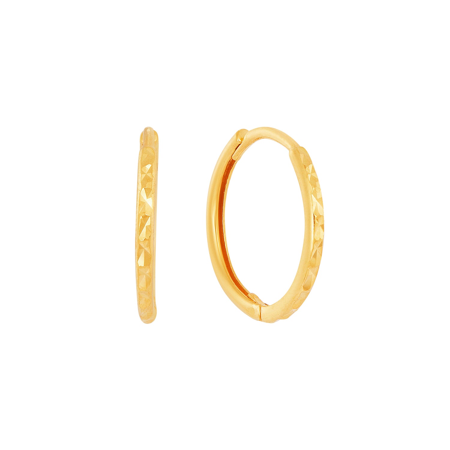 Oro Italia 916 Yellow Gold Earrings GE74981123 (22K Gold)