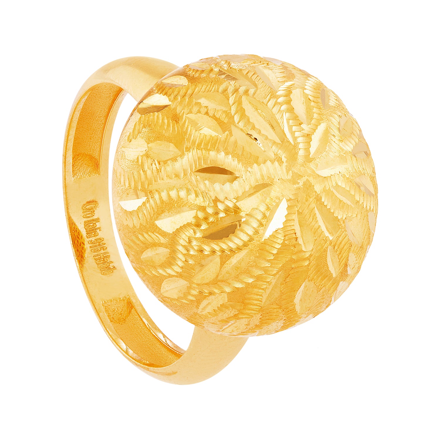 Oro Italia 916 Yellow Gold Ring GR52901023 (22K Gold)