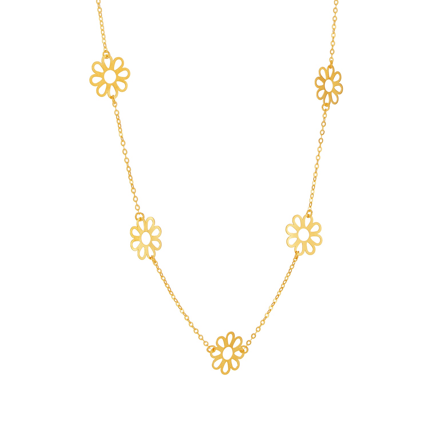 916/22K Yellow Gold Necklace AXN070324