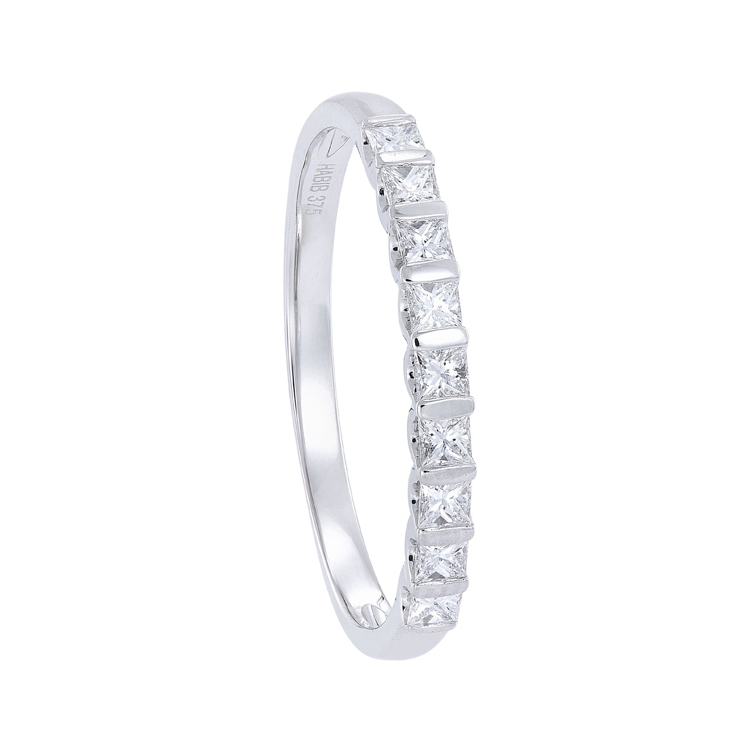 Princess Diamond Ring in 375/9K White Gold 265810123